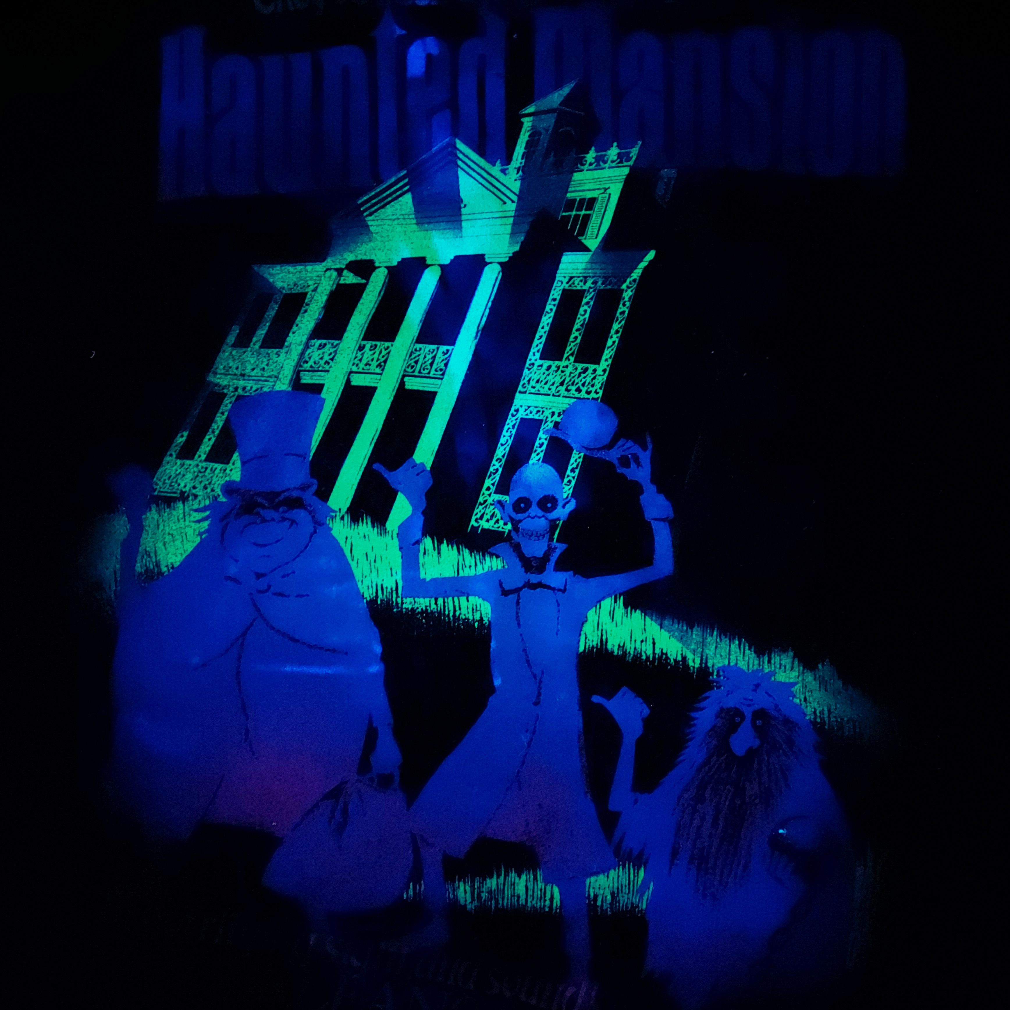 Disney VTG Y2K Disney The Haunted Mansion Hitchhiking Ghosts TEE Size US XXL / EU 58 / 5 - 3 Thumbnail