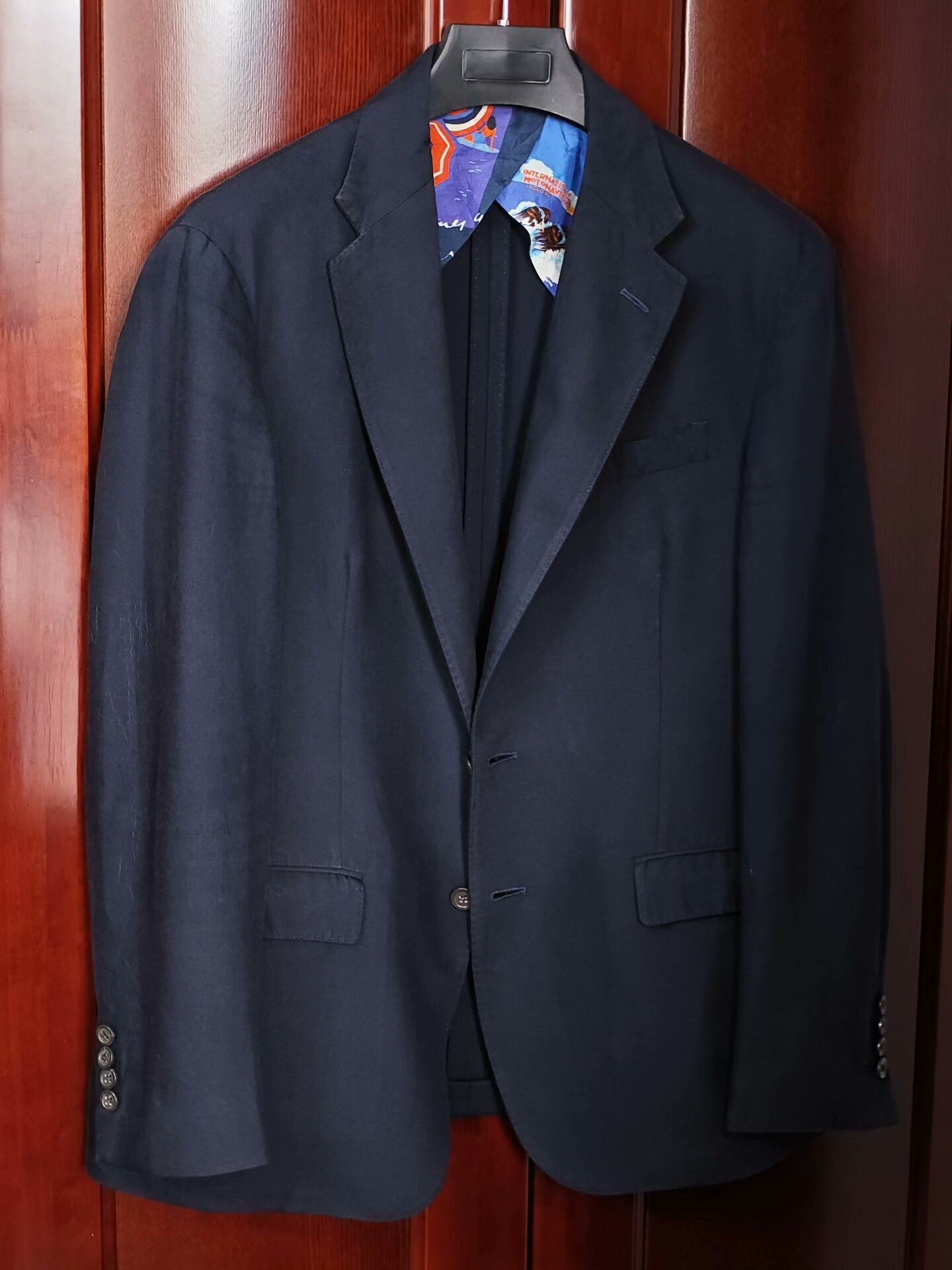 Polo Ralph Lauren Casual Navy Wool Blazer by Ralph Lauren Size US M / EU 48-50 / 2 - 1 Thumbnail