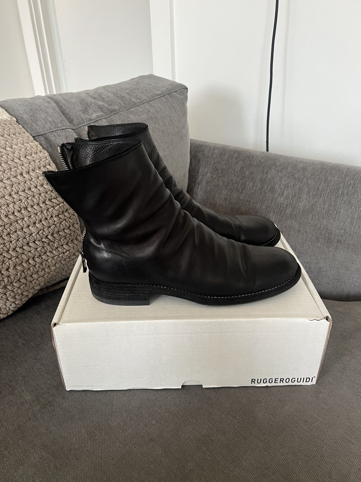 Guidi Guidi 986 White Horse Back Zip Boots 39 | Grailed