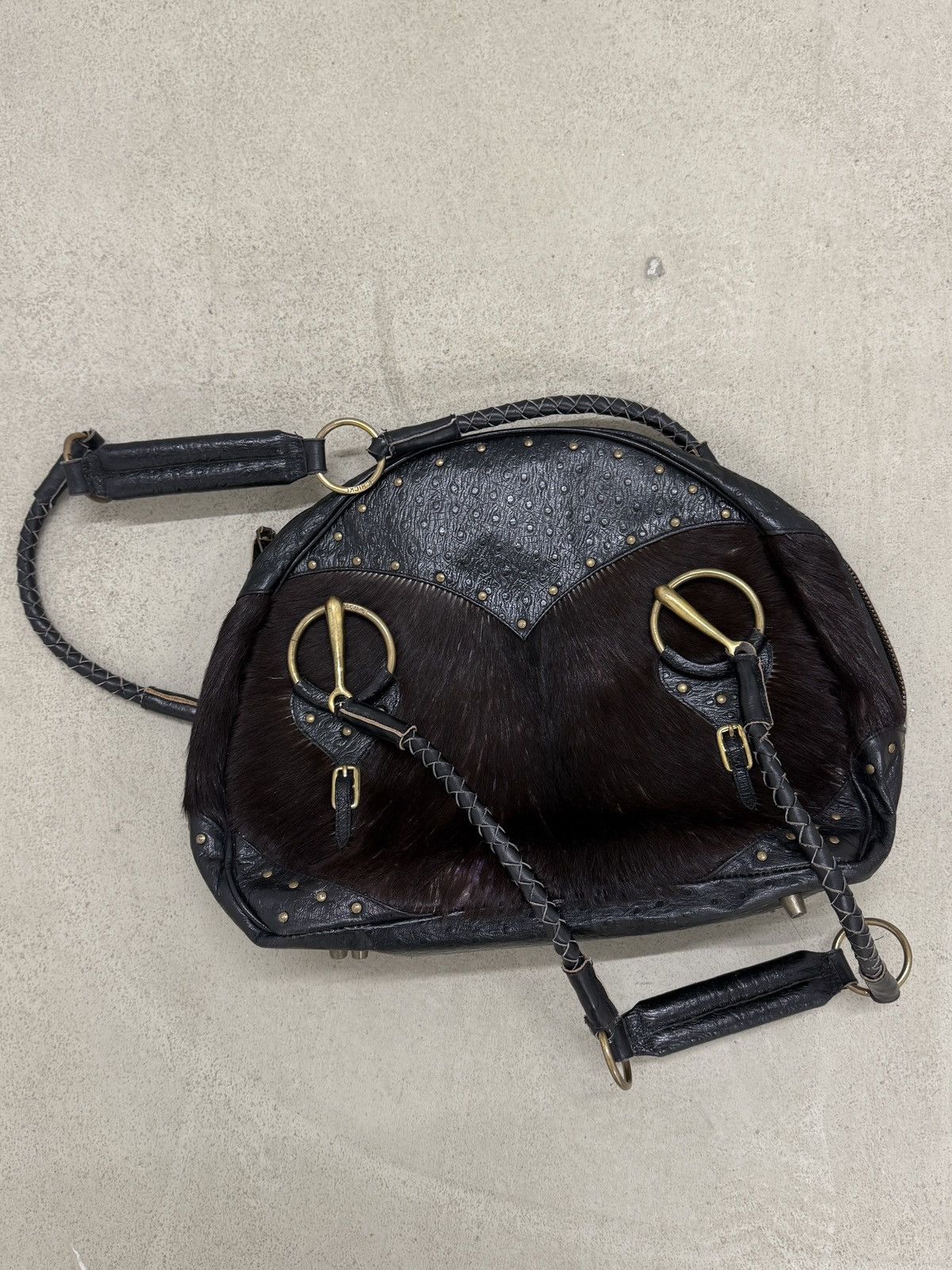 Other Vintage Leather and Haircalf Satchel Shoulder Bag Size ONE SIZE - 5 Thumbnail