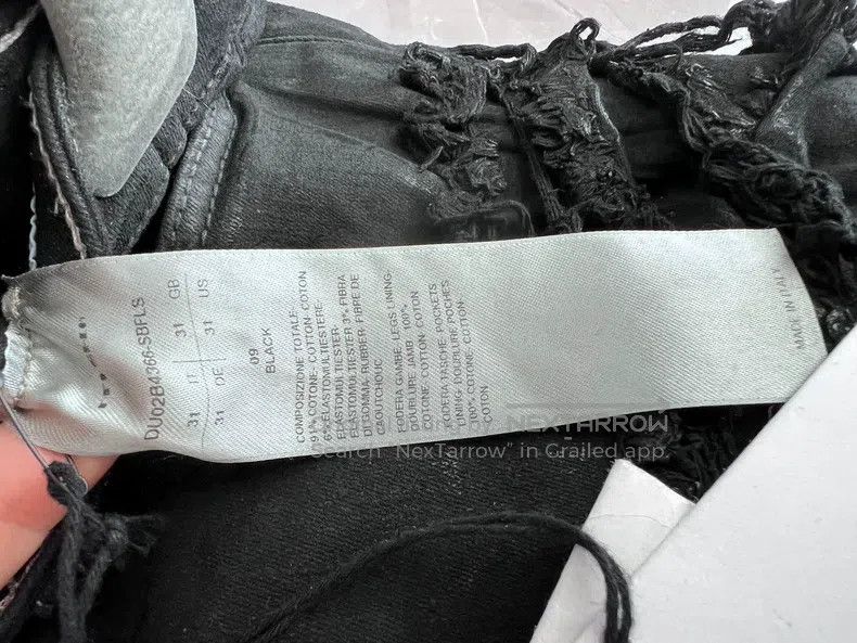 Rick Owens Rick Owens Black Big Damage Erosive Jeans Size US 31 - 6 Thumbnail