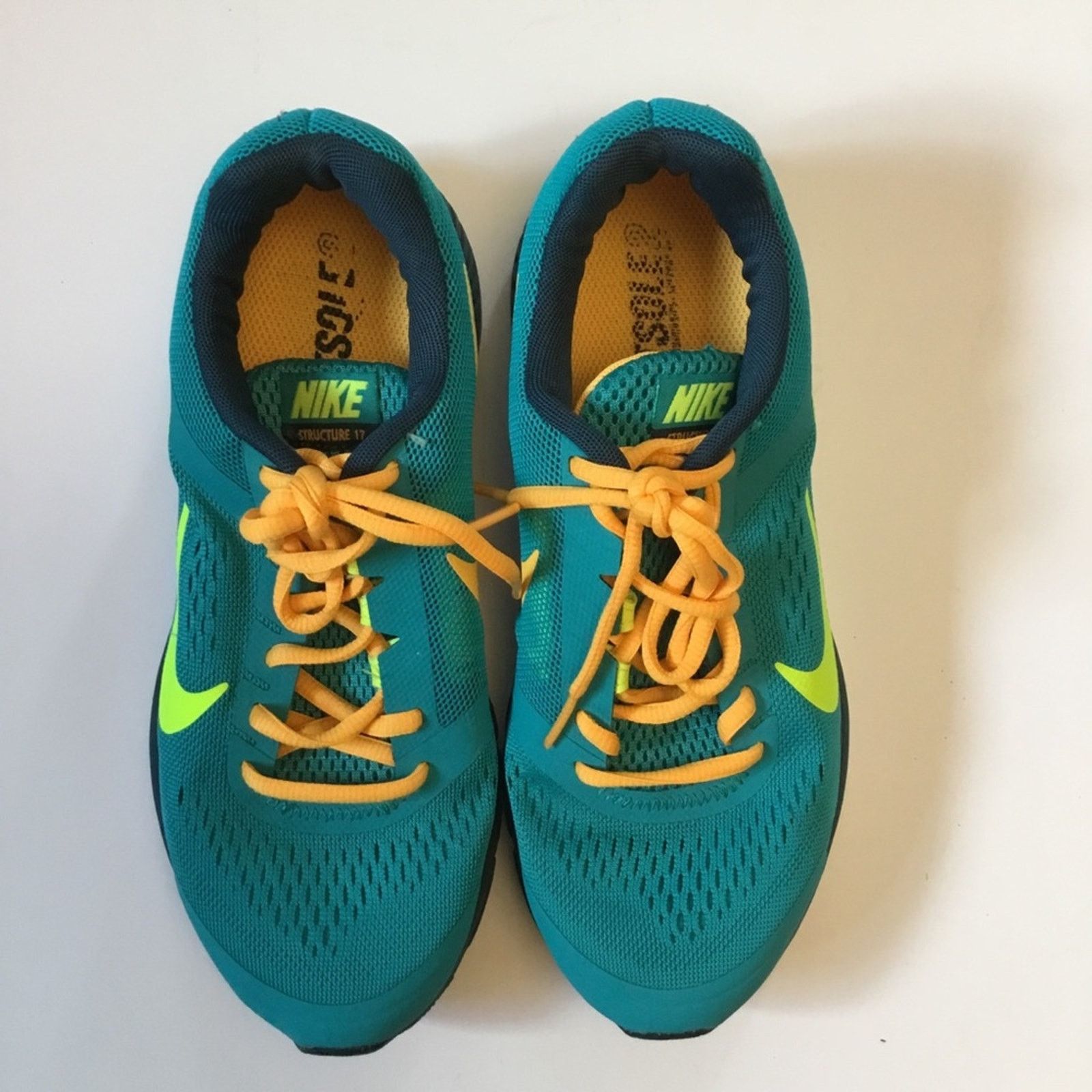Nike Nike Teal Structure 17 Women's Running Sneakers Size US 6.5 / IT 36.5 - 2 Thumbnail