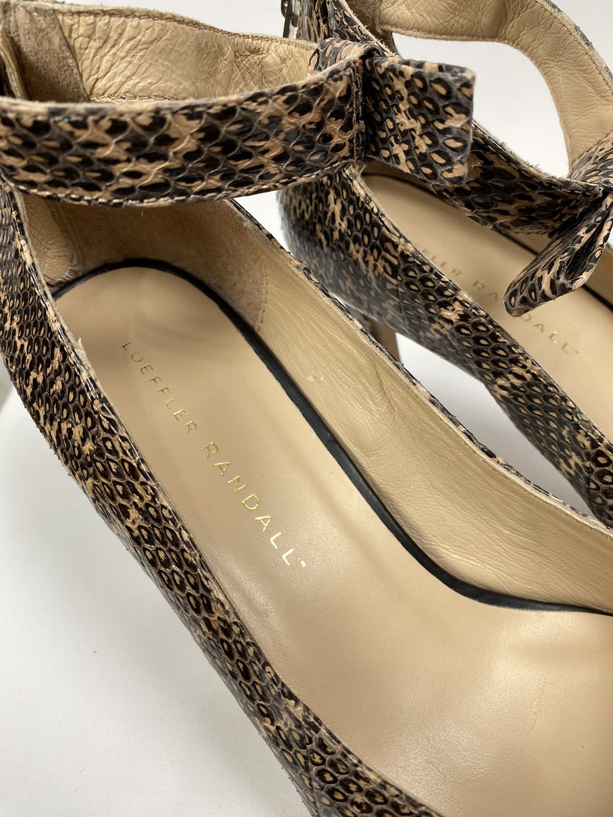 Loeffler Randall Loeffler Randall Snake Skin Leather Heels size US 7 Size US 7 / IT 37 - 9 Thumbnail