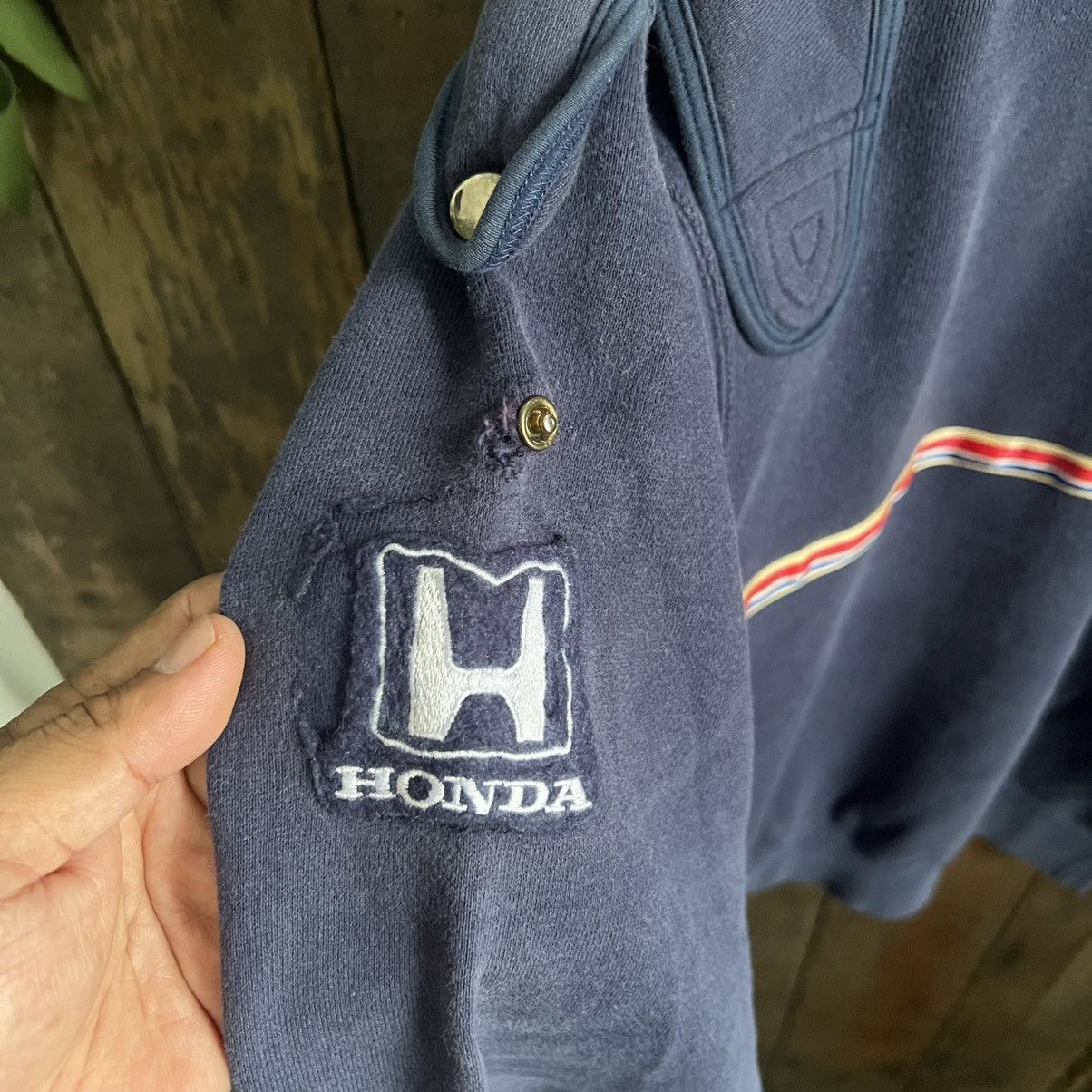 Honda × Vintage Vintage Distressed Honda F1 Racing Team Sweatshirt Size US S / EU 44-46 / 1 - 6 Thumbnail