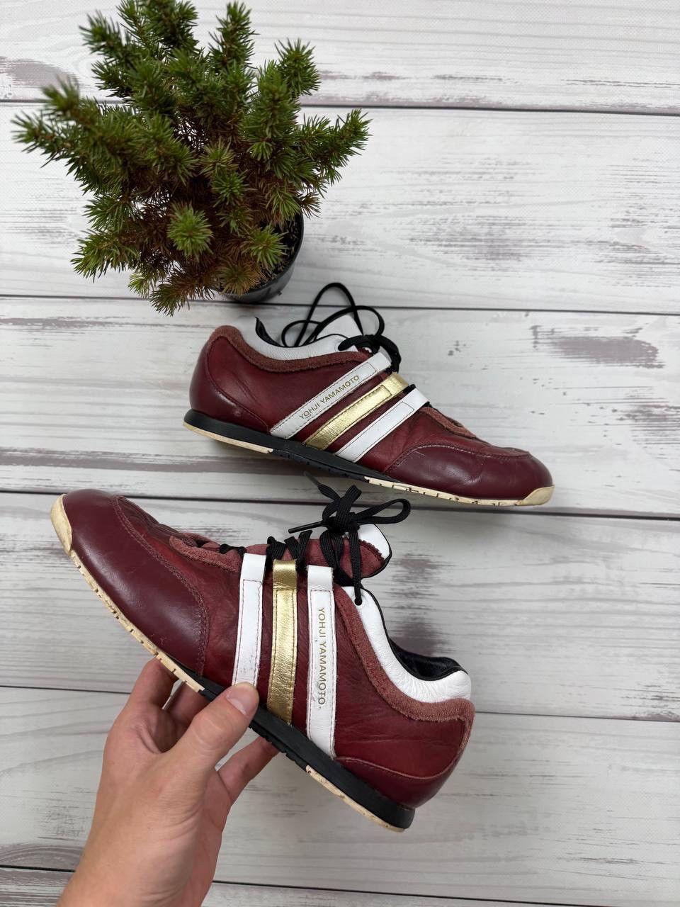 Adidas × Y-3 Adidas Y-3 Yohji Yamamoto Boxing Trainers Royal Red Gold Size US 6 / EU 39 - 1 Thumbnail
