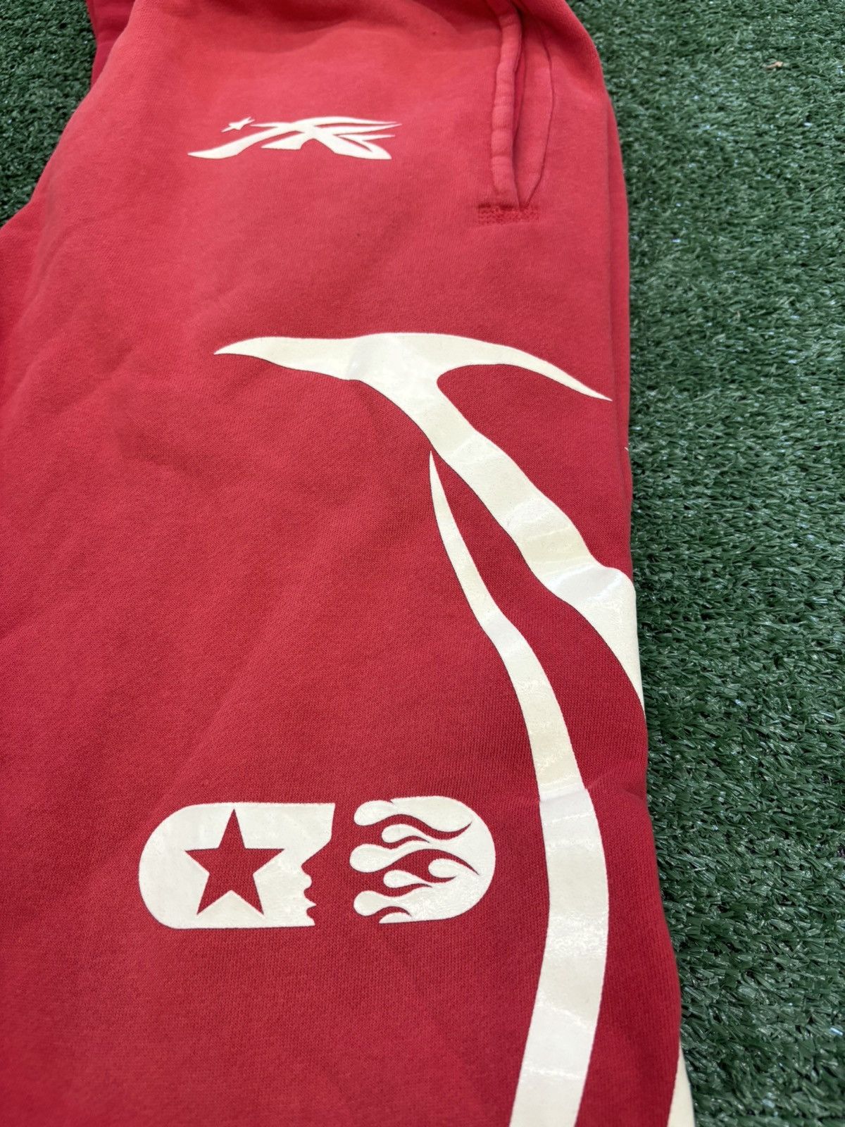 HELLSTAR Hellstar Red Sports Sweats Size US 37 - 7 Thumbnail