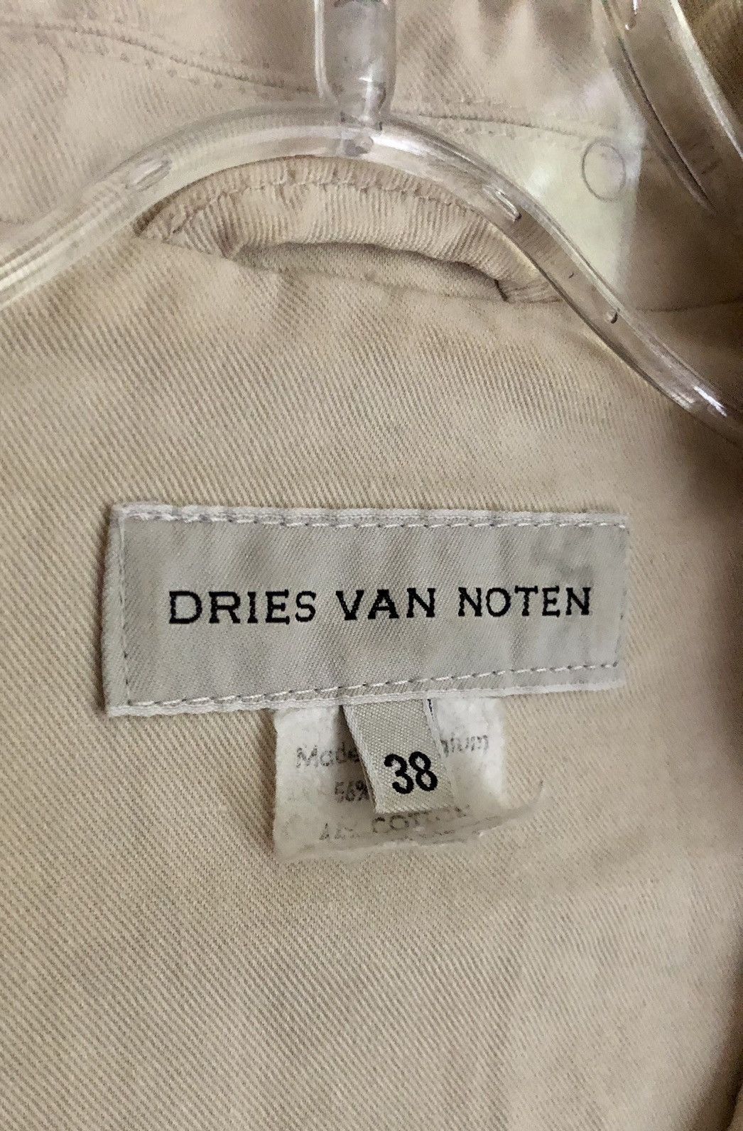 Dries Van Noten Dries Van Noten Vintage Khaki Pleated Safari Jacket Size XS / US 0-2 / IT 36-38 - 14 Thumbnail