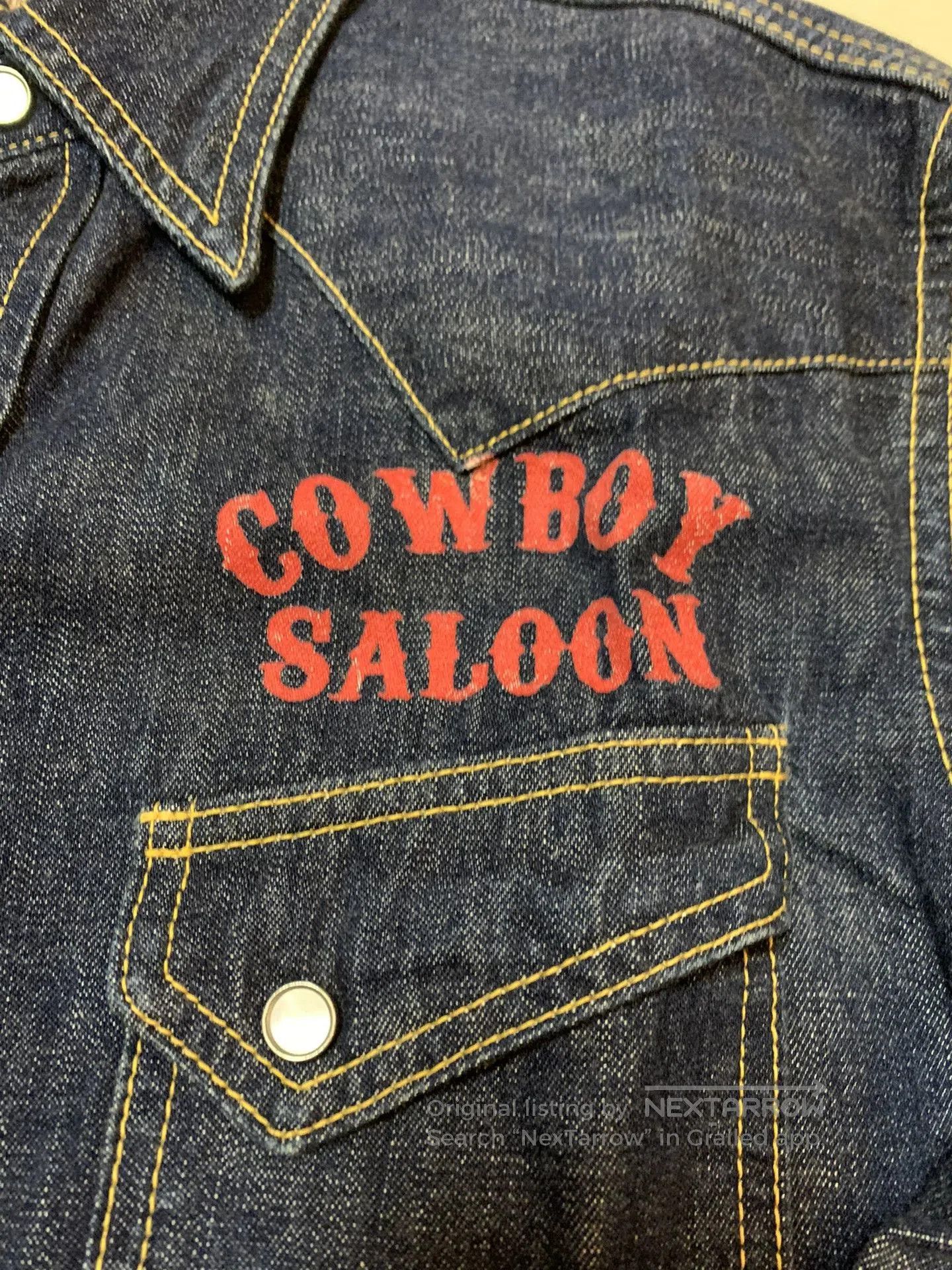 The Flat Head The Flat Head Denim Western Shirt. Size US M / EU 48-50 / 2 - 3 Thumbnail