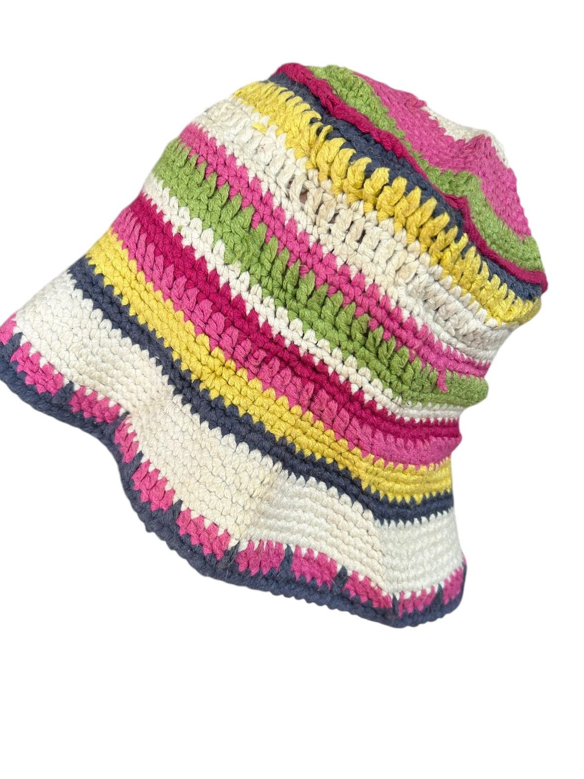 Japanese Brand × Kapital × Vintage Crochet Knitted Handmade Bucket Hats Size ONE SIZE - 5 Thumbnail
