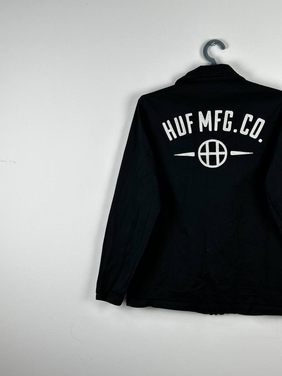 Huf Huf Sample Not For Sale Big Logo Cotton Overshirt Size L Size US L / EU 52-54 / 3 - 8 Thumbnail