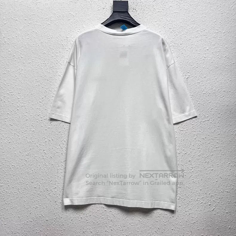 Balenciaga Balenciaga Double B Embroidered White Short Sleeve Size US M / EU 48-50 / 2 - 2 Thumbnail