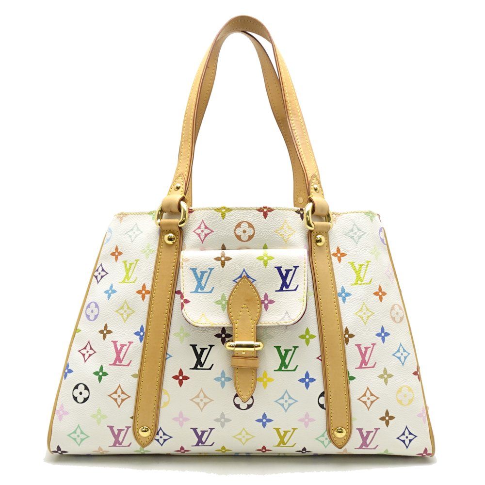 Louis Vuitton Louis Vuitton Multicolor Aurelia MM Bron Tote Bag White Size ONE SIZE - 1 Preview