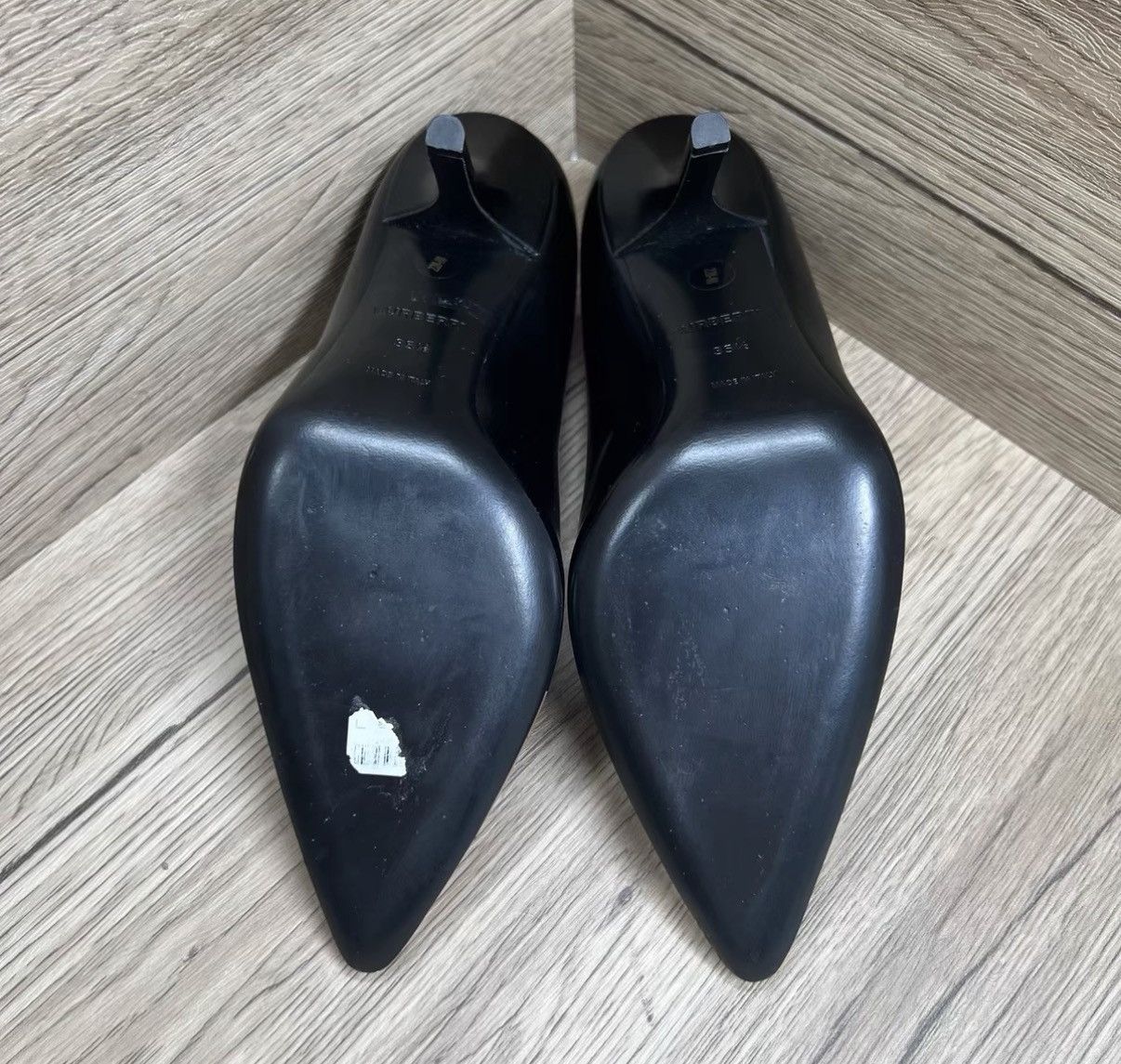 Burberry Burberry Black and Brown High Heels J41 Size US 5.5 / IT 35.5 - 5 Thumbnail