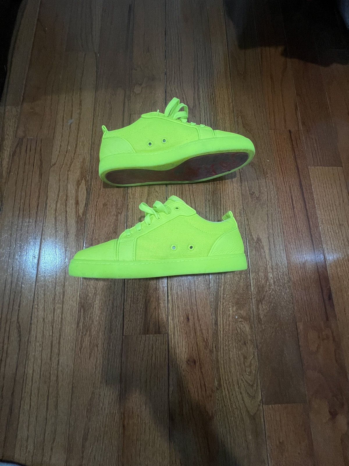 image of Green Christian Louboutin Shoes, Men's (Size 9)