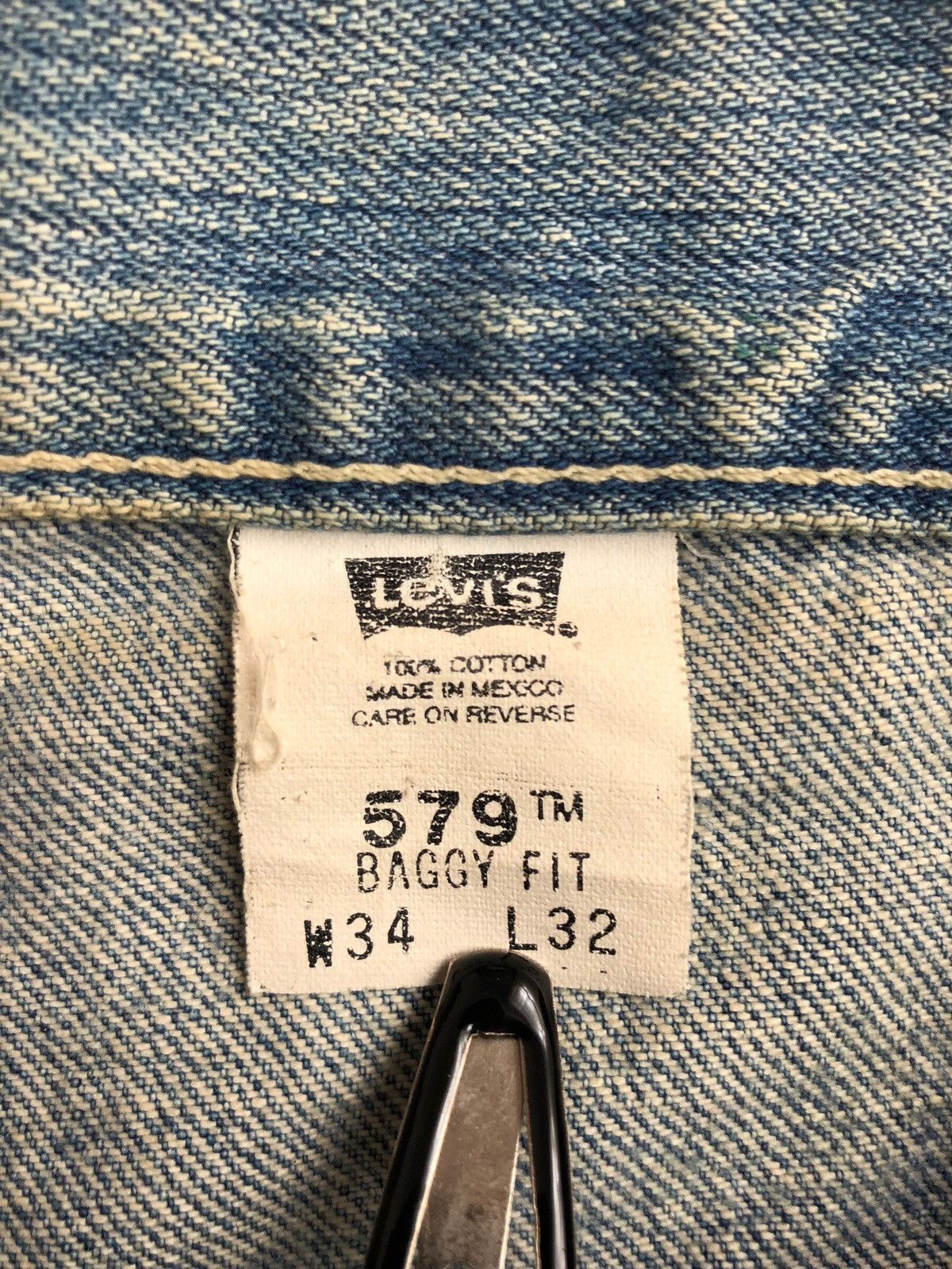 If Six Was Nine 🔥LASTDROP🔥 Vintage Levi's Lot 579 Rusty Baggy Jeans Size US 37 - 15 Thumbnail