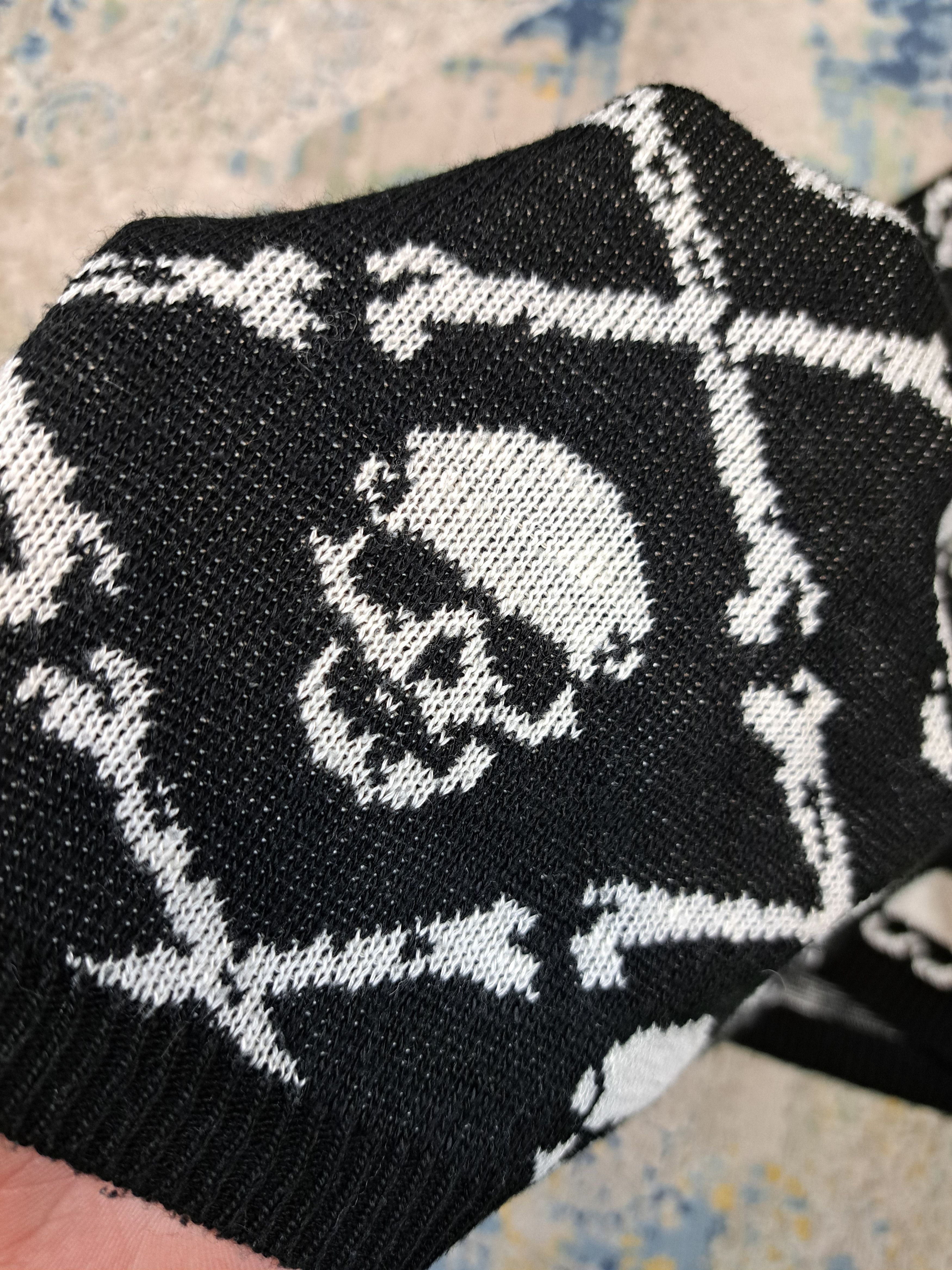 Ralph Lauren Very Rare Ralph Lauren US Made Skull Fullprint Knit Archive Size US M / EU 48-50 / 2 - 6 Thumbnail