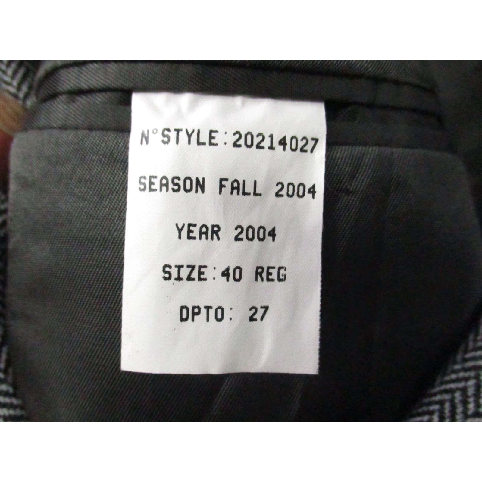 Brooks Brothers Brooks Brothers 346 Blazer Jacket 40 Men's Lambswool Gray Herringbone Notch Lapel Single-Breasted Two-Button Sport Coat Wool Mens Size 40R - 5 Thumbnail