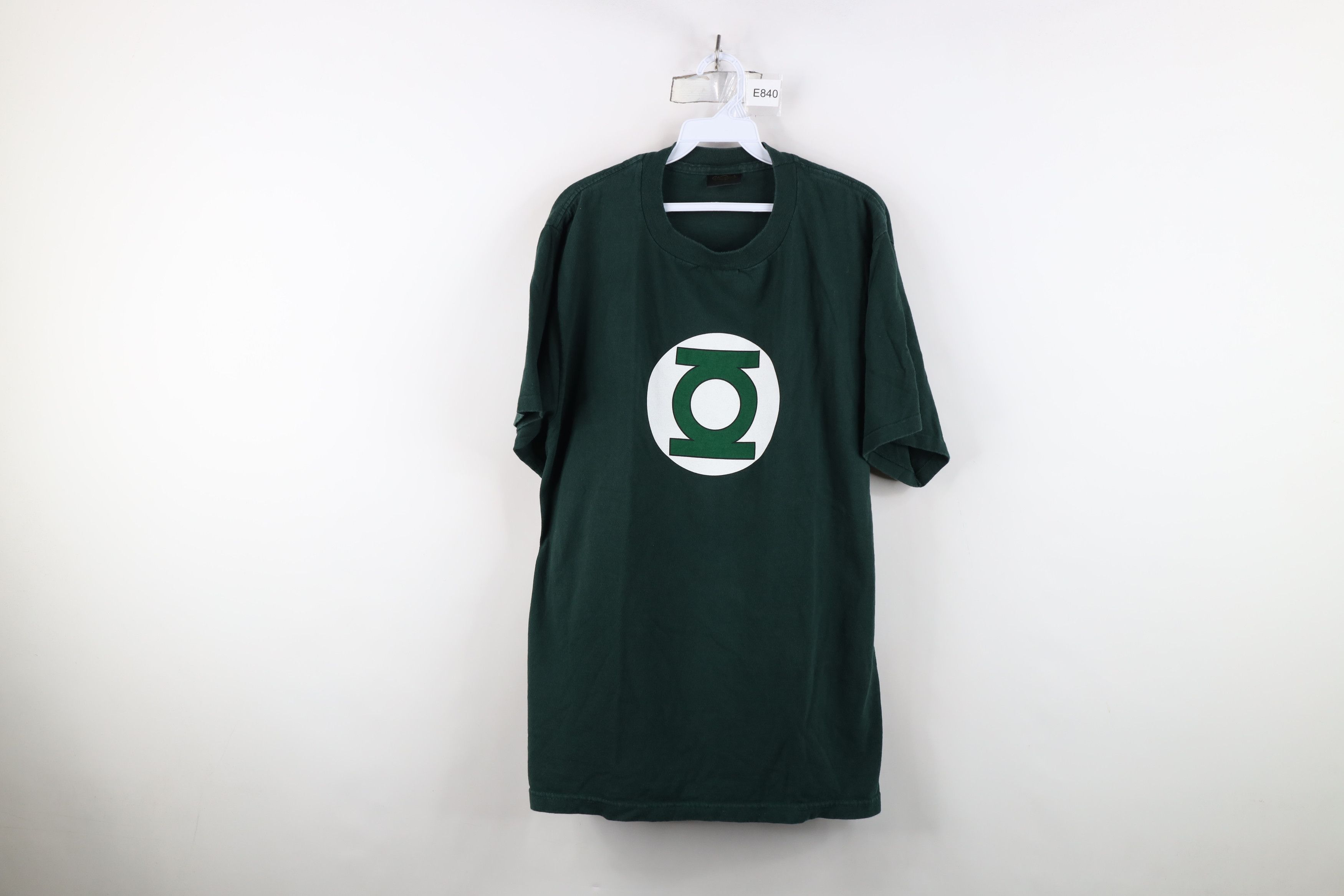Vintage Vintage 90s DC Comics Short Sleeve T-Shirt Green USA Size US XL / EU 56 / 4 - 1 Thumbnail