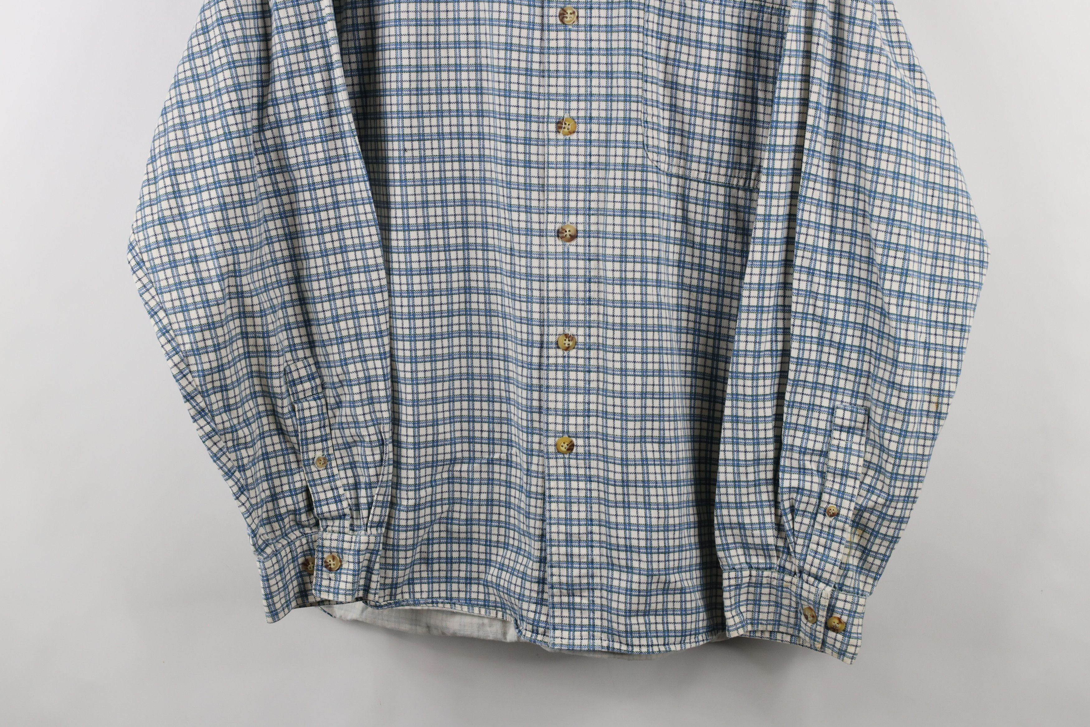 Vintage Vintage 90s Streetwear Heavyweight Collared Button Shirt Size US L / EU 52-54 / 3 - 3 Thumbnail
