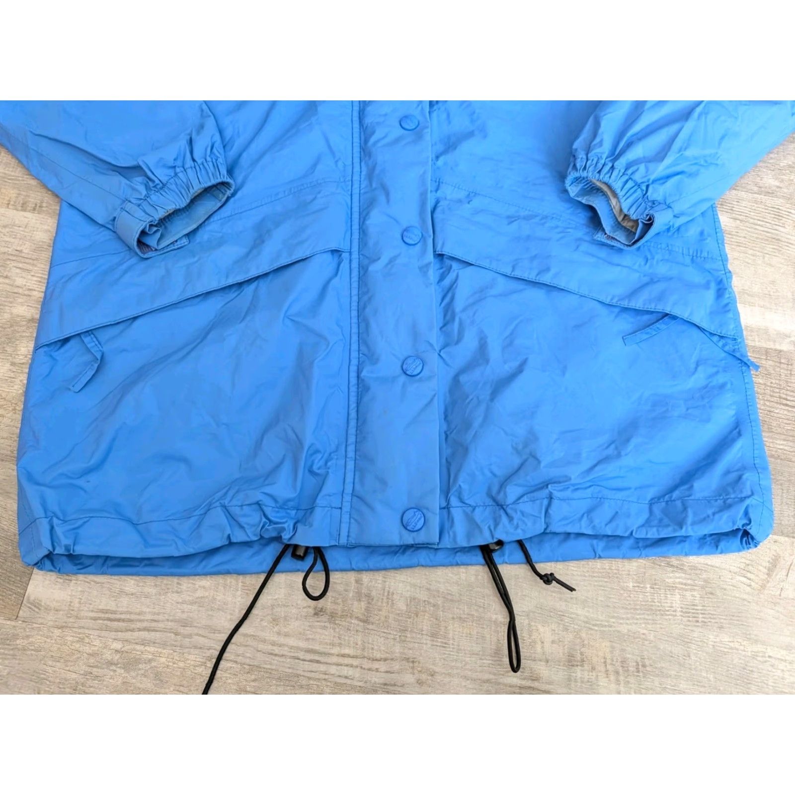 Rains VINTAGE LL Bean Gore-Tex Rain Windbreaker Parka Jacket Hooded Women S Turquoise Nylon 90s Outdoor Mens Womens? Size S / US 4 / IT 40 - 2 Thumbnail