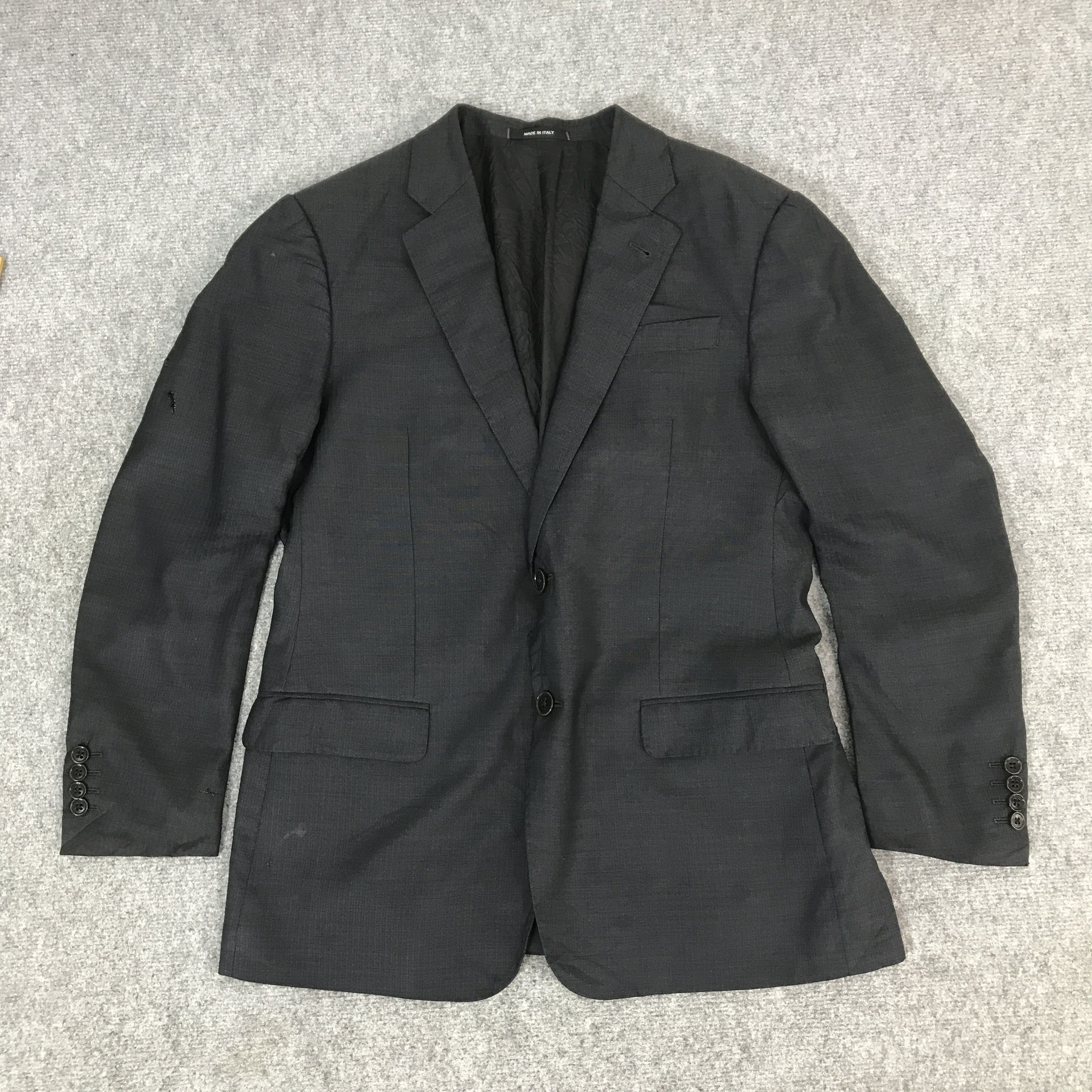 Giorgio Armani GIORGIO ARMANI BLAZER CLASSIC DISTRESS COAT Size US L / EU 52-54 / 3 - 1 Thumbnail