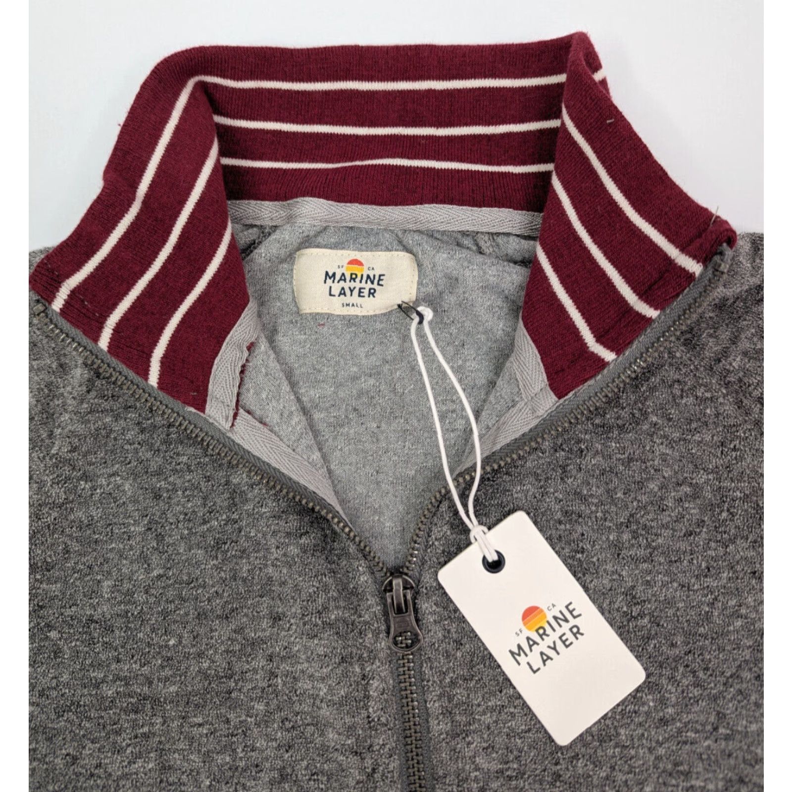 Marine Layer NWT Marine Layer Virginia Track Jacket Retro Heather Gray Size Small msrp 38 Women's Jacket S Gray Retro Marine Layer Virginia Track Jacket Size S / US 4 / IT 40 - 7 Thumbnail