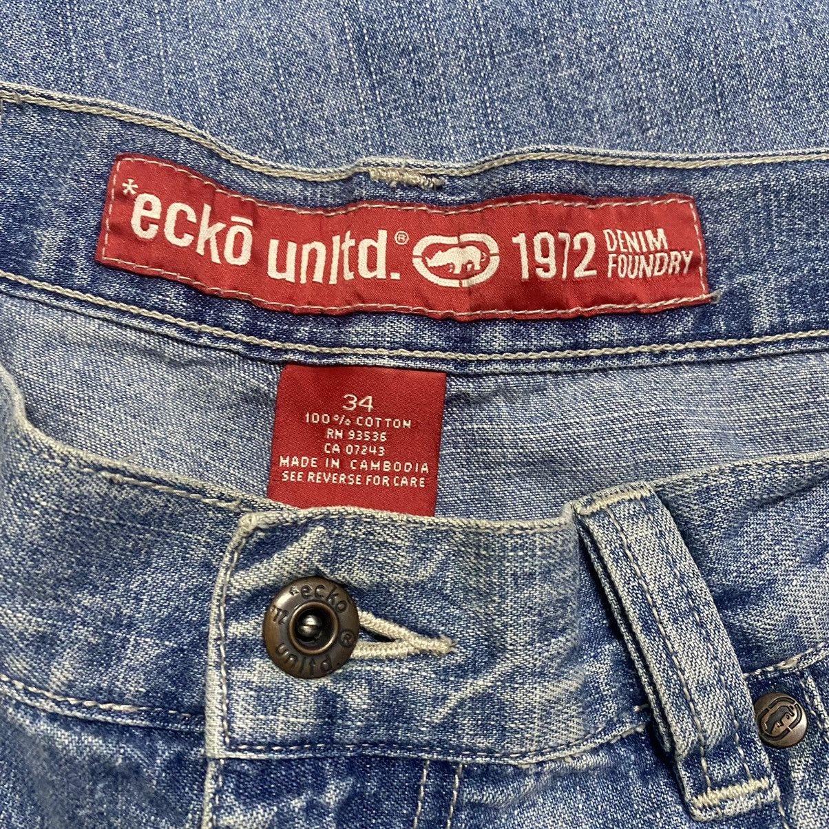 Ecko Unltd. Vintage Ecko Unltd Denim Carpenter Baggy Pants Size US 34 / EU 50 - 16 Thumbnail