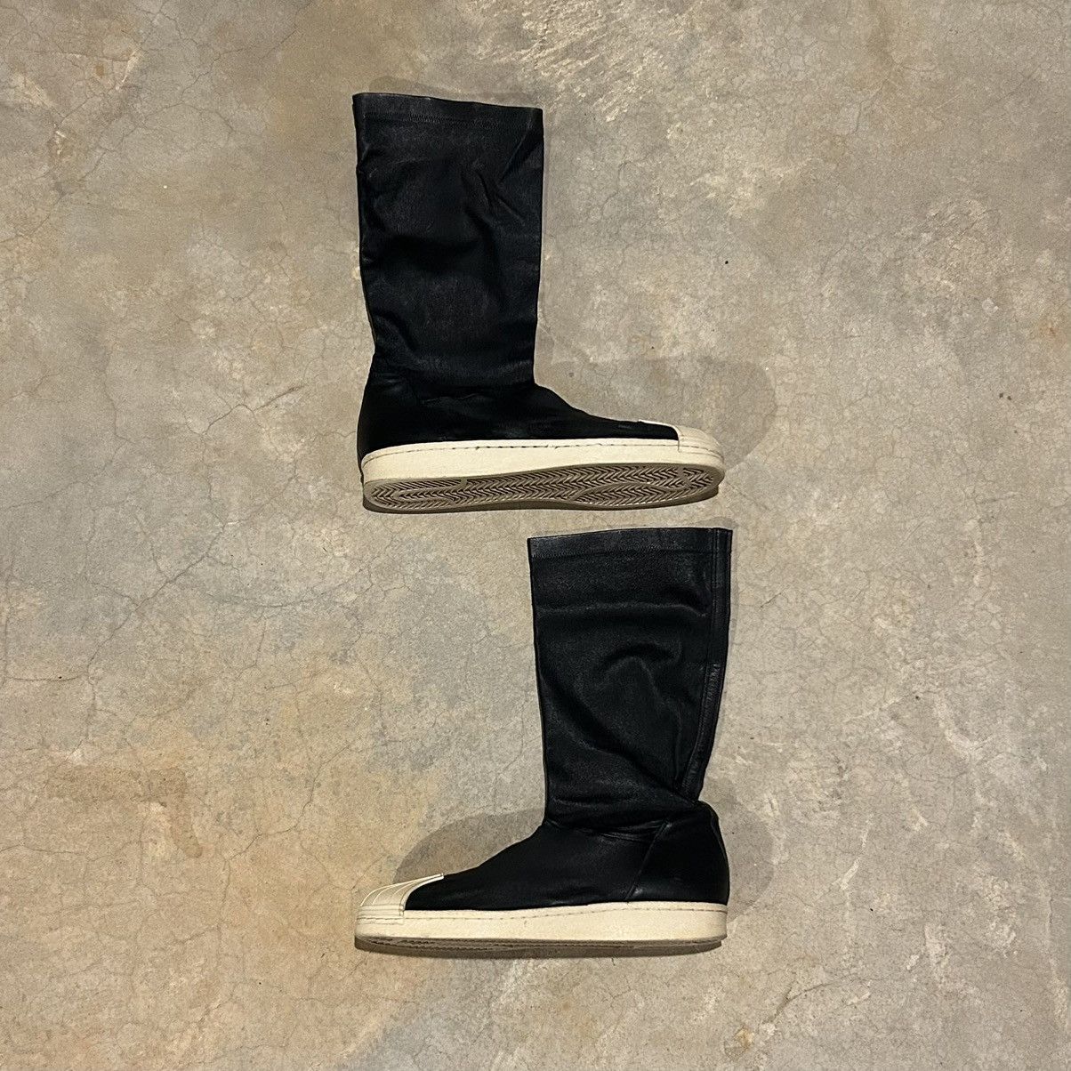 Adidas × Rick Owens Rick Owens SS15 Faun Adidas Superstar Leather Boot US 11.5 Size US 11.5 / EU 44-45 - 1 Thumbnail