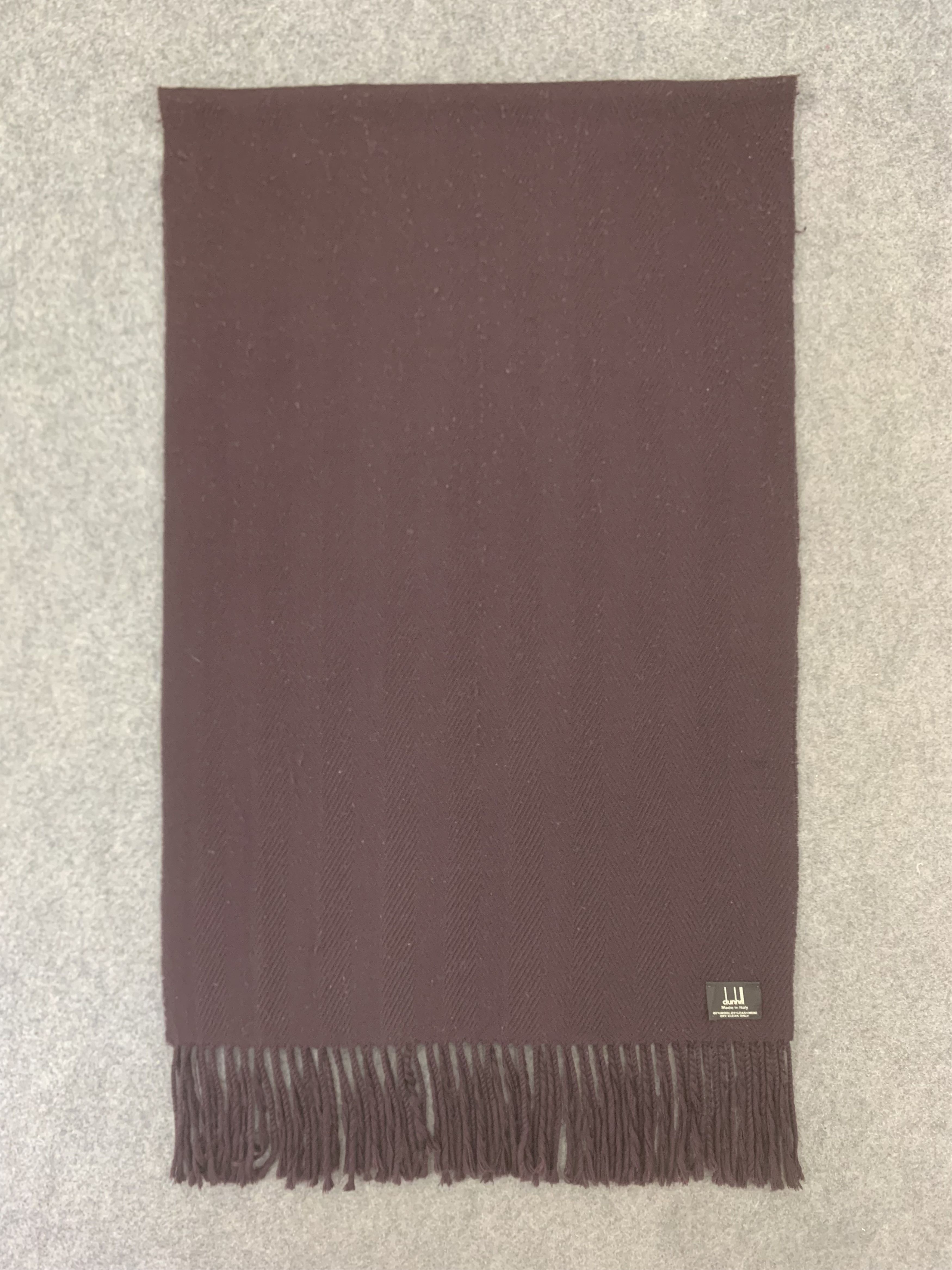 Alfred Dunhill Dunhill Scarf Wool Cashmere Muffler Neck Wrap BL9131 Size ONE SIZE - 2 Thumbnail
