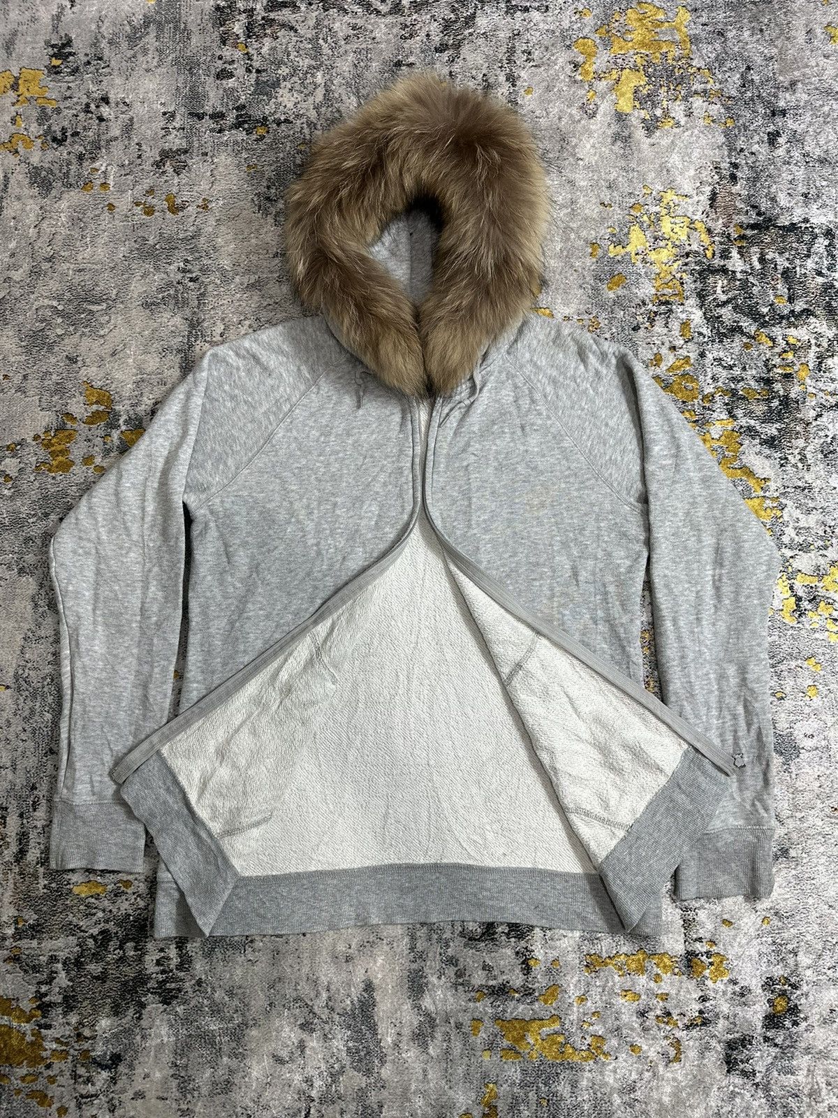Japanese Brand GREY COLOUR FUR ZIP UP HOODIE LGB STYLE Size US L / EU 52-54 / 3 - 4 Thumbnail