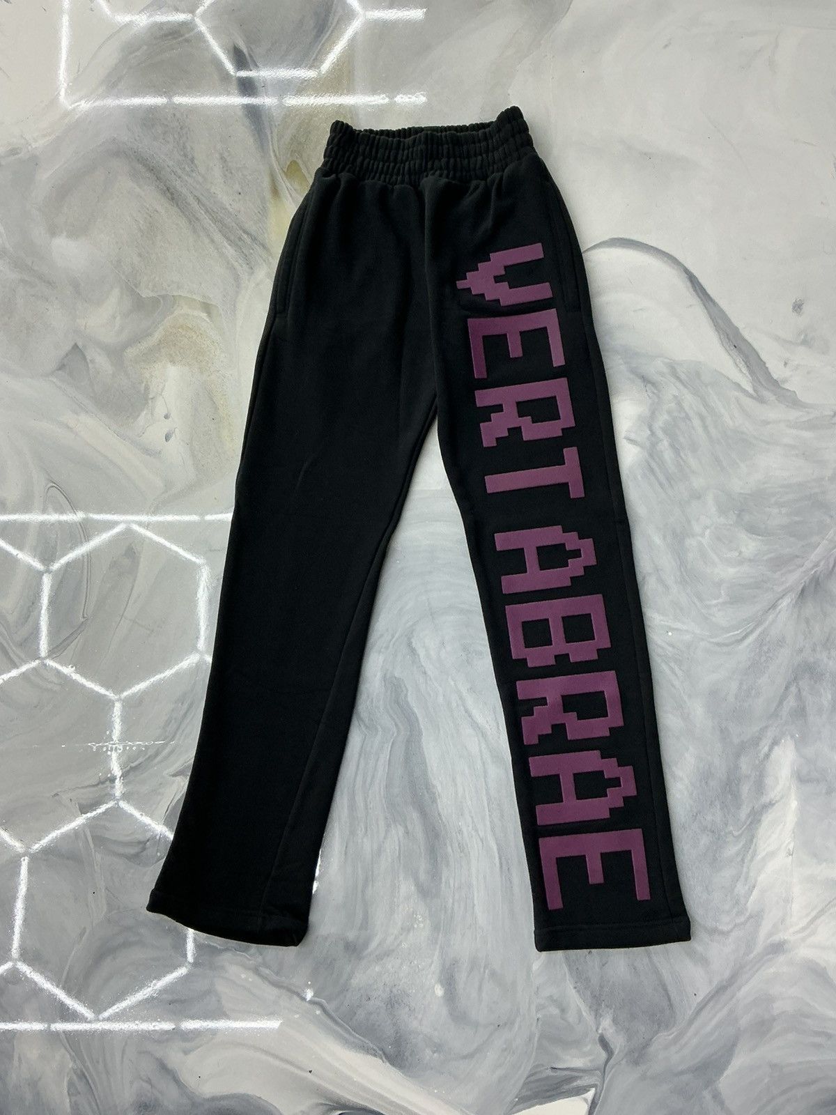 Vertabrae Vertebrae Logo Sweatpants Black Purple Size S Size US 30 / EU 46 - 1 Thumbnail