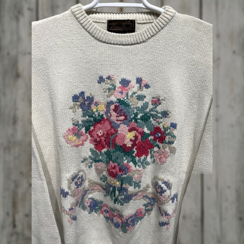 Eddie Bauer VINTAGE Eddie Bauer Womens Sweater Shirt? Size L / US 10 / IT 46 - 1 Thumbnail