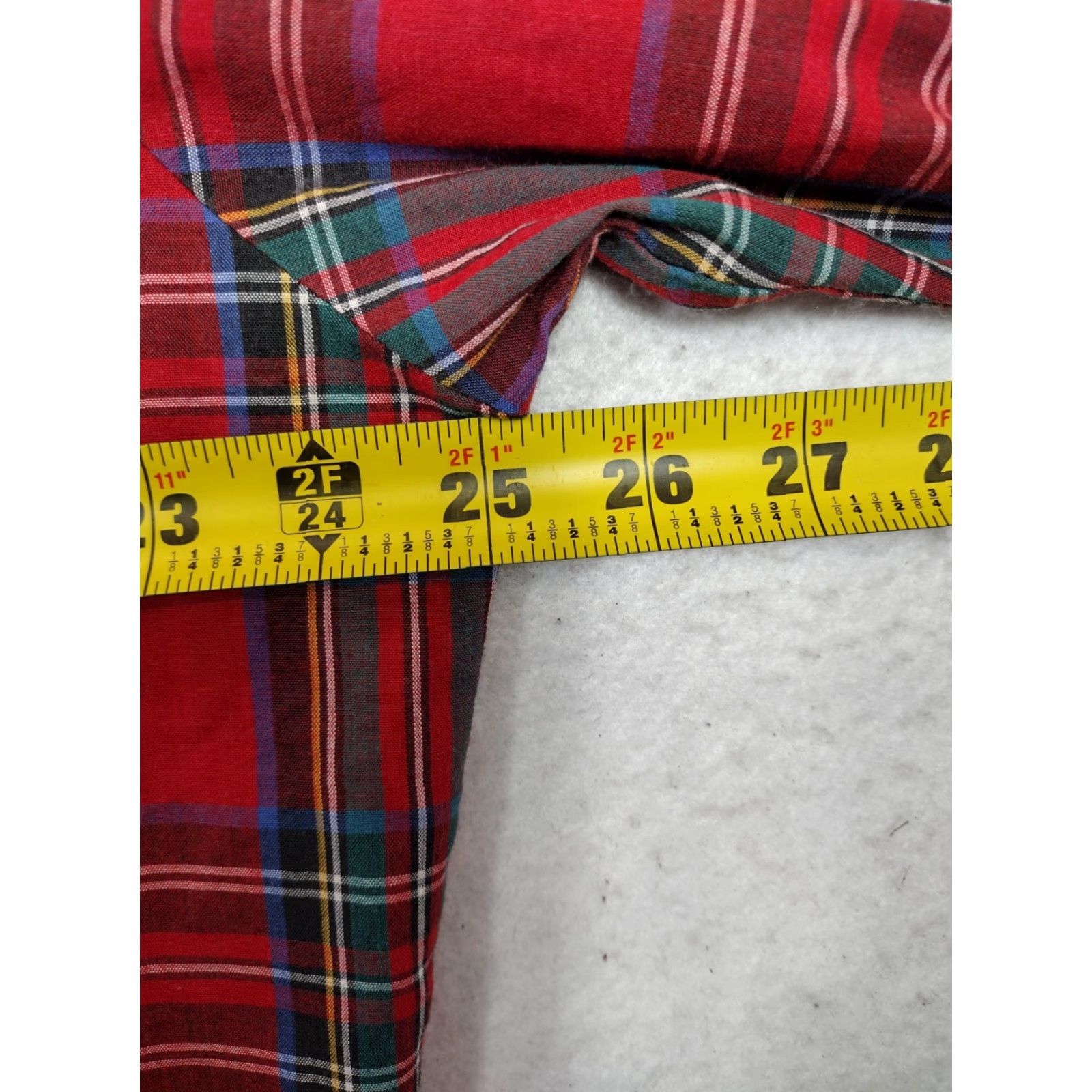 Vintage Ely Cattleman Vintage Shirt Mens Large Plaid Long Sleeve Button-Up Cotton Canvas Red Pearl Snap Up Size US L / EU 52-54 / 3 - 7 Thumbnail