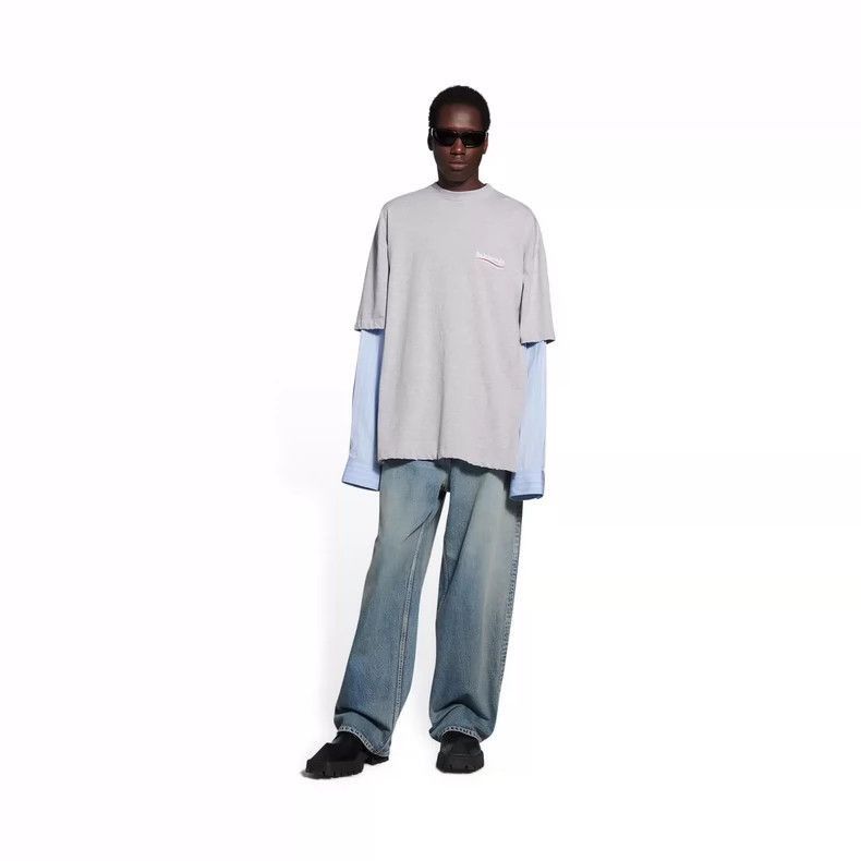 Balenciaga Balenciaga Balenciaga Logo Long Sleeve T-Shirt-2506 Size US M / EU 48-50 / 2 - 9 Thumbnail