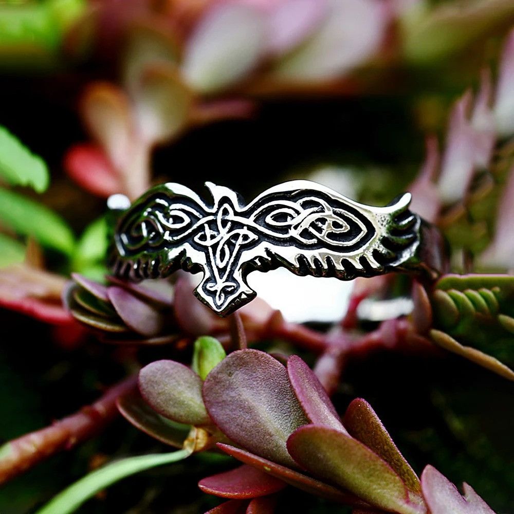 Other Viking Crow Ring Size ONE SIZE - 5 Thumbnail