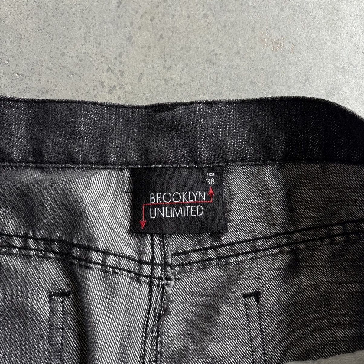 Brooklyn Xpress × Vintage Y2K Baggy Black Brooklyn Xpress Style Jorts Shorts 38 Size US 38 / EU 54 - 3 Thumbnail