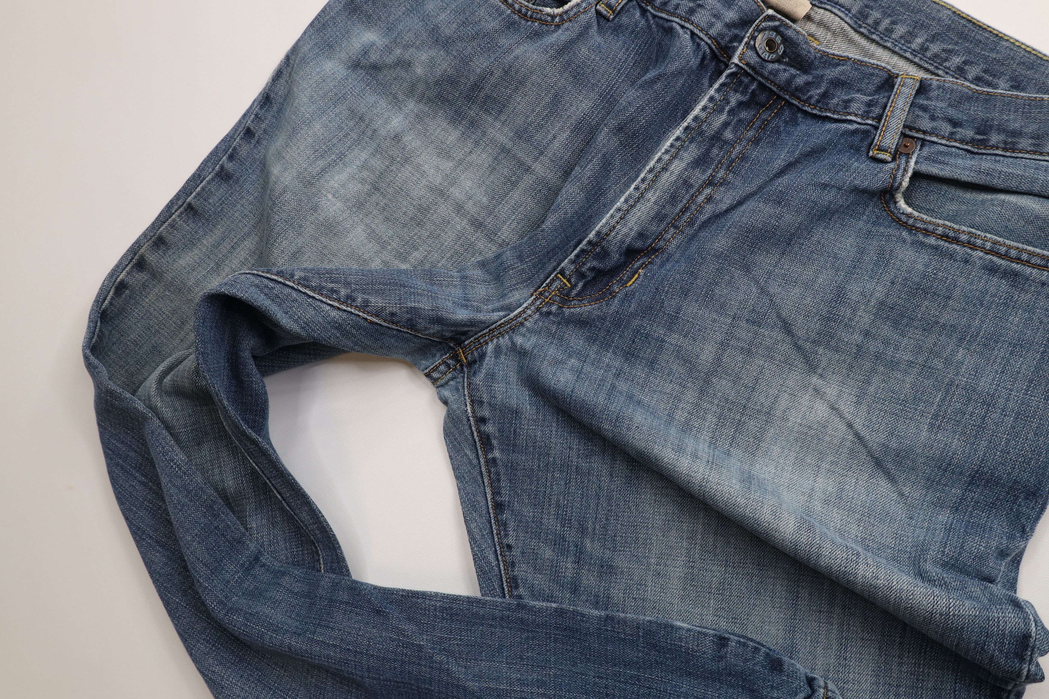 Gap × Vintage Vintage Y2K Gap Wide Leg Boot Fit Denim Jeans Blue Cotton Size US 36 / EU 52 - 7 Thumbnail