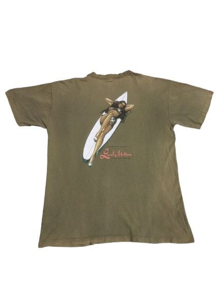 Vintage Vintage Local Motion Tee Girl Surfing Size US XL / EU 56 / 4 - 1 Thumbnail