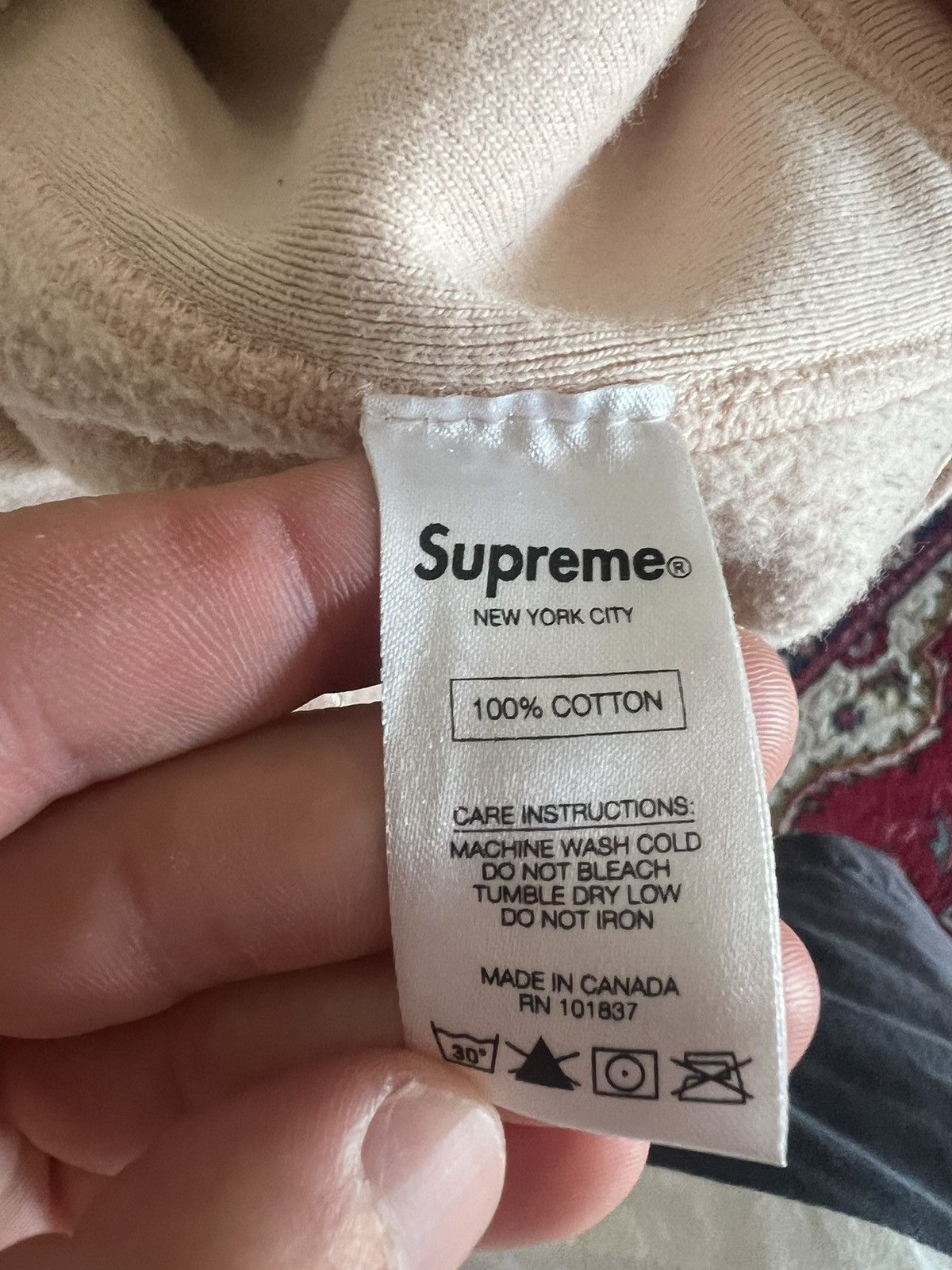 Supreme Supreme Peach FW16 Box logo hooded sweatshirt hoodie Size US XL / EU 56 / 4 - 8 Thumbnail