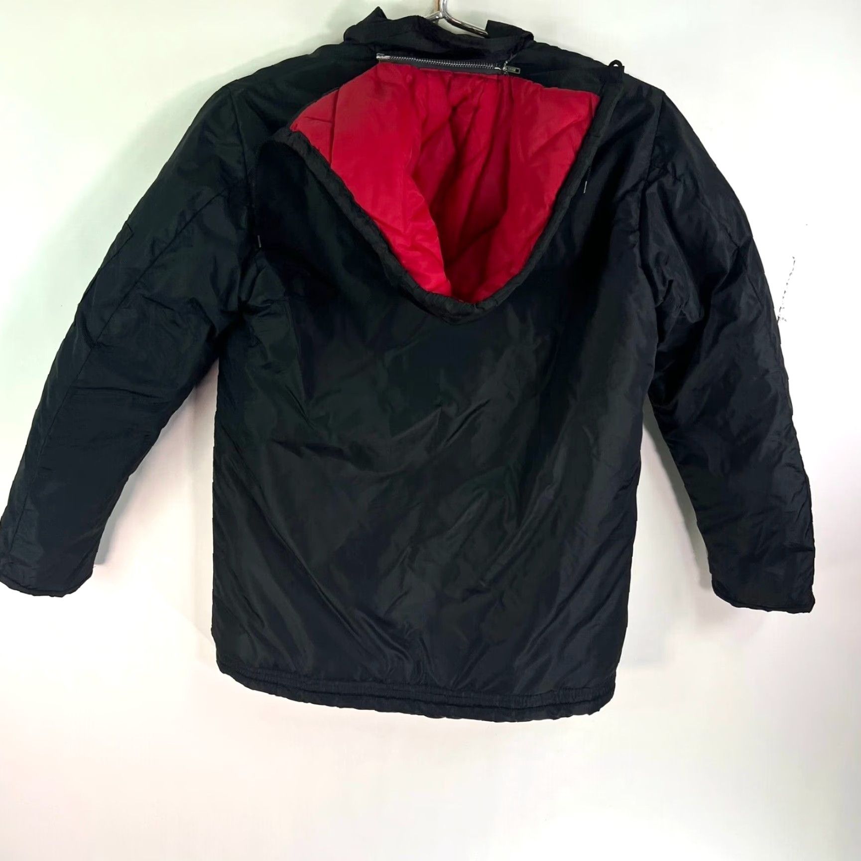 Lee VINTAGE Lee Storm Rider Parka Jacket Mens L Black Detachable Hood USA Made Size US L / EU 52-54 / 3 - 7 Thumbnail
