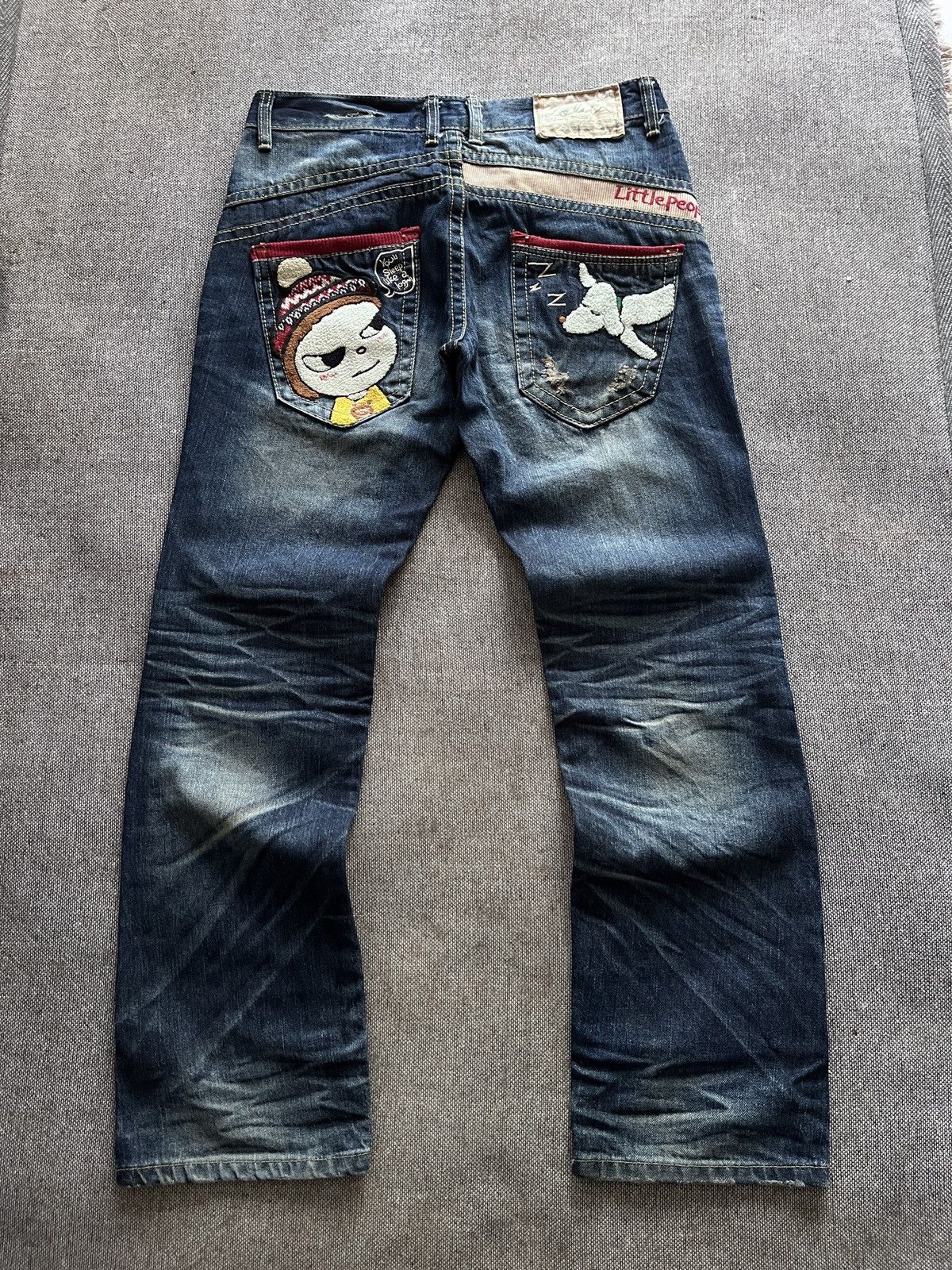 Japanese Brand yoshitomo Nara Lolita Faded Jeans Size US 31 - 1 Thumbnail