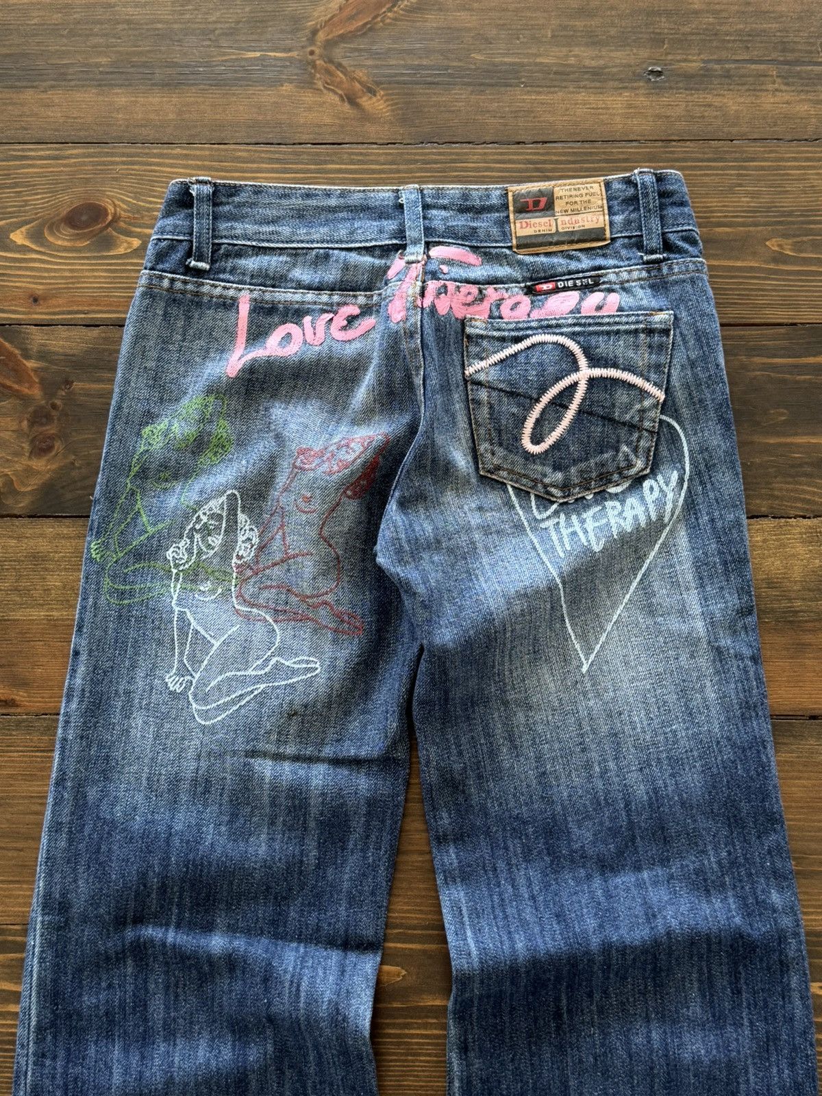 Diesel 00s Hysteric Glamour Style Archive Flared Jeans