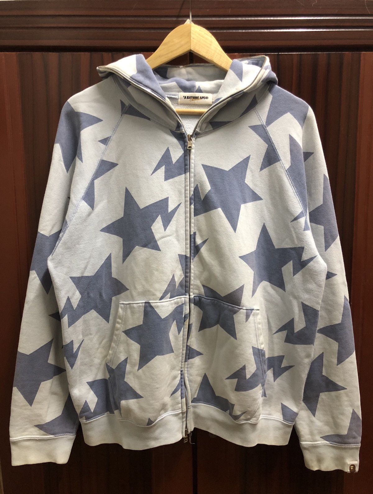 Bape 2008 BAPESTA Full Zip Hoodie | Grailed