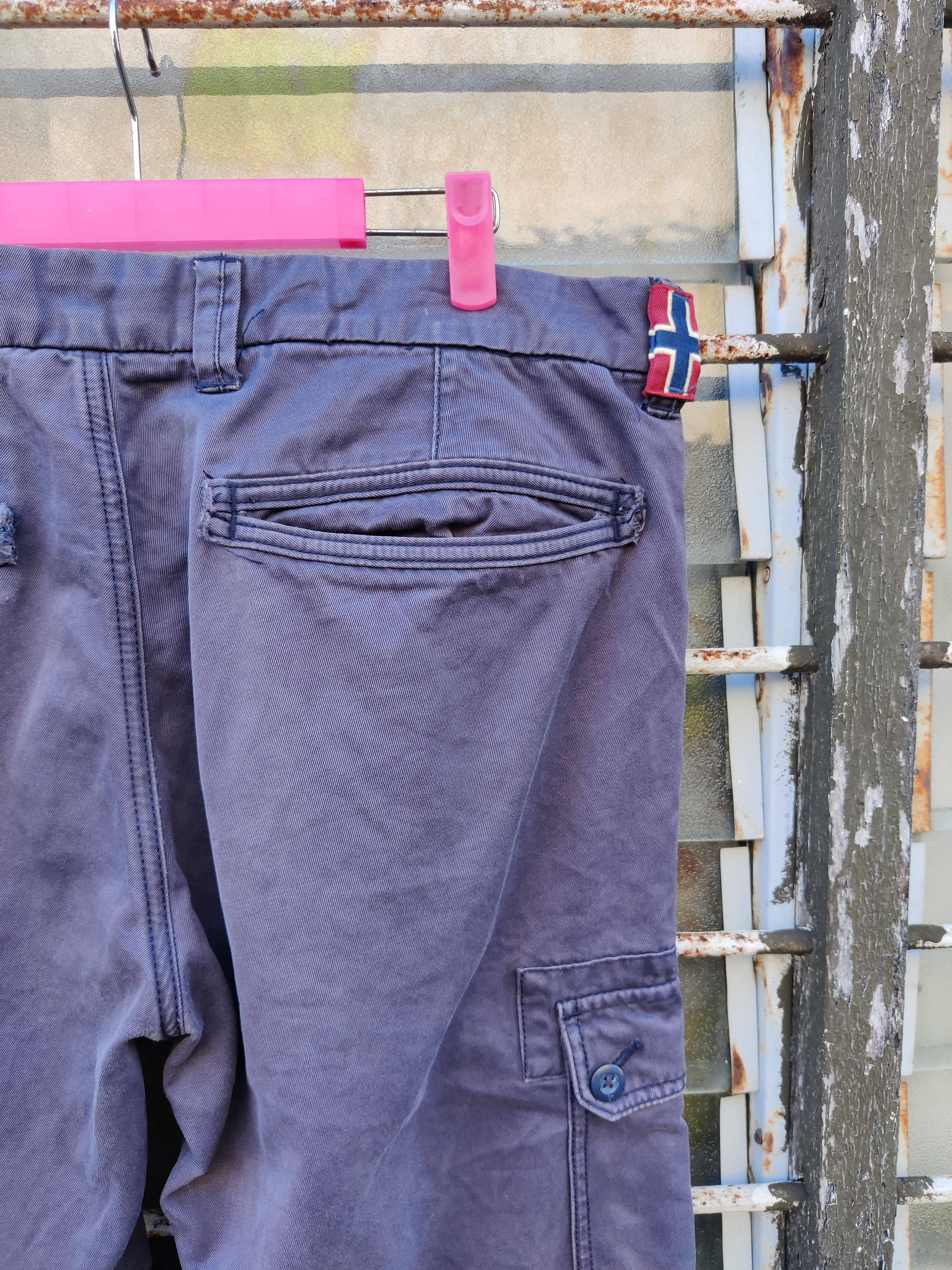 Napapijri Vintage Distressed Napapijri Cargo Pants Size US 36 / EU 52 - 5 Thumbnail