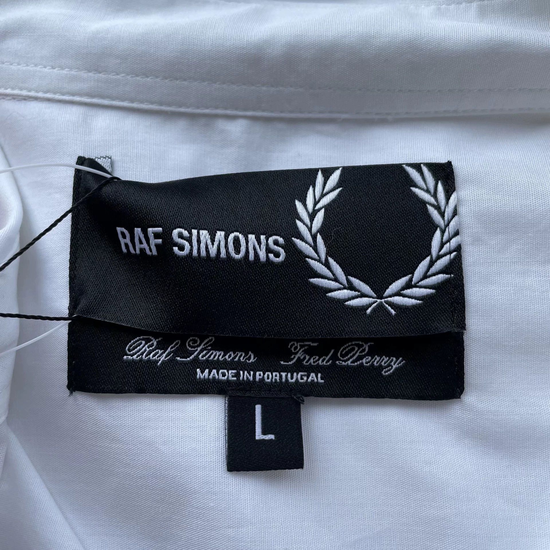 Raf Simons Raf Simons White Lapel Shirt Jacket L Unworn Size US L / EU 52-54 / 3 - 6 Thumbnail