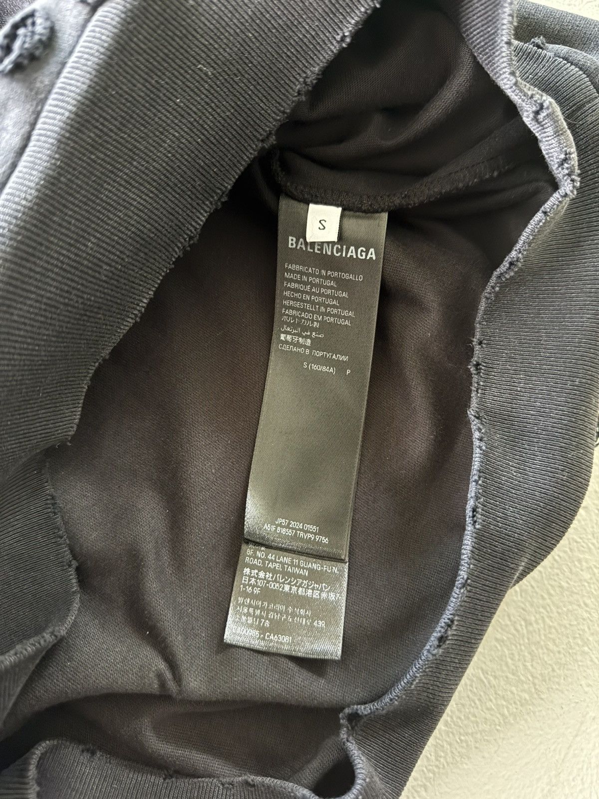 Balenciaga Balenciaga double layer political hoodie lightly thrashed Size US S / EU 44-46 / 1 - 6 Thumbnail