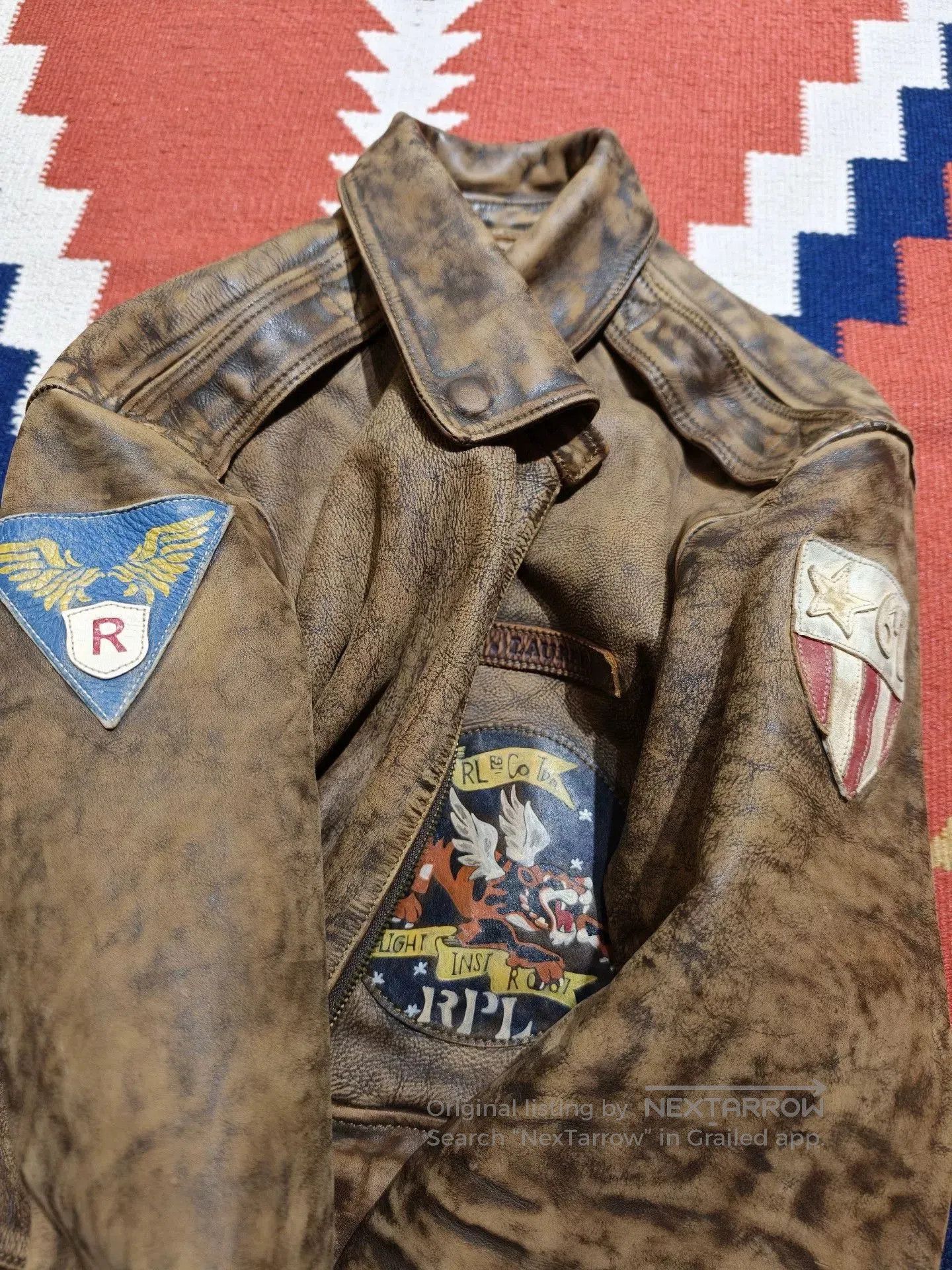 RRL Ralph Lauren Ralph Lauren RRL A2 Pilot Jacket. Size US M / EU 48-50 / 2 - 5 Thumbnail
