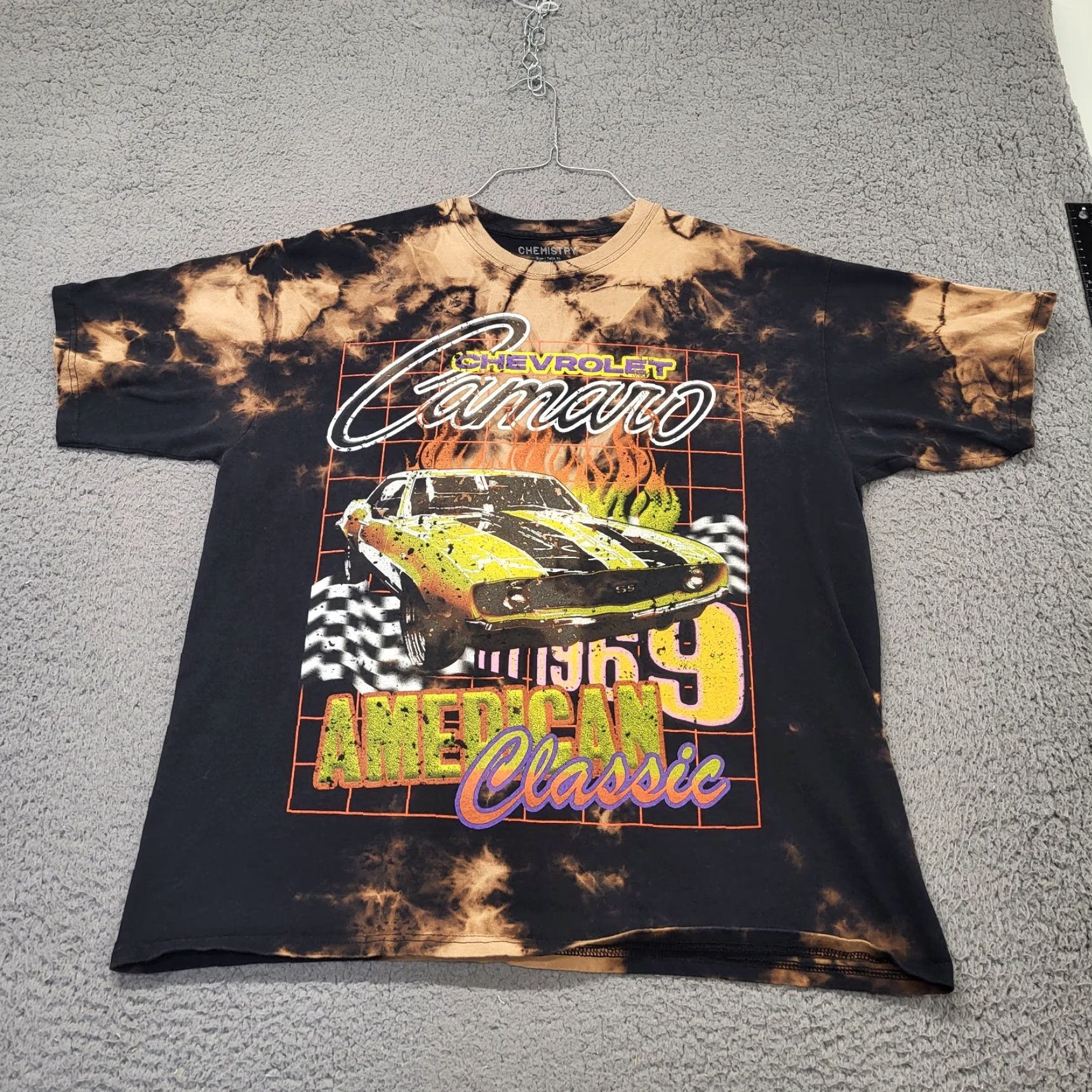 Alchemist VINTAGE Chemistry 1969 Chevrolet Camaro Shirt ~Men XL~ American Classic Graphic Tie Dye Size US XL / EU 56 / 4 - 4 Thumbnail