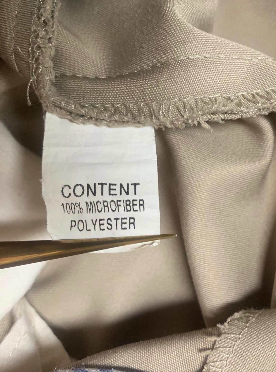 Tommy Hilfiger Tommy Hilfiger Men's Size 34x32 Khaki Wide-Leg Pants Size 42R - 9 Thumbnail