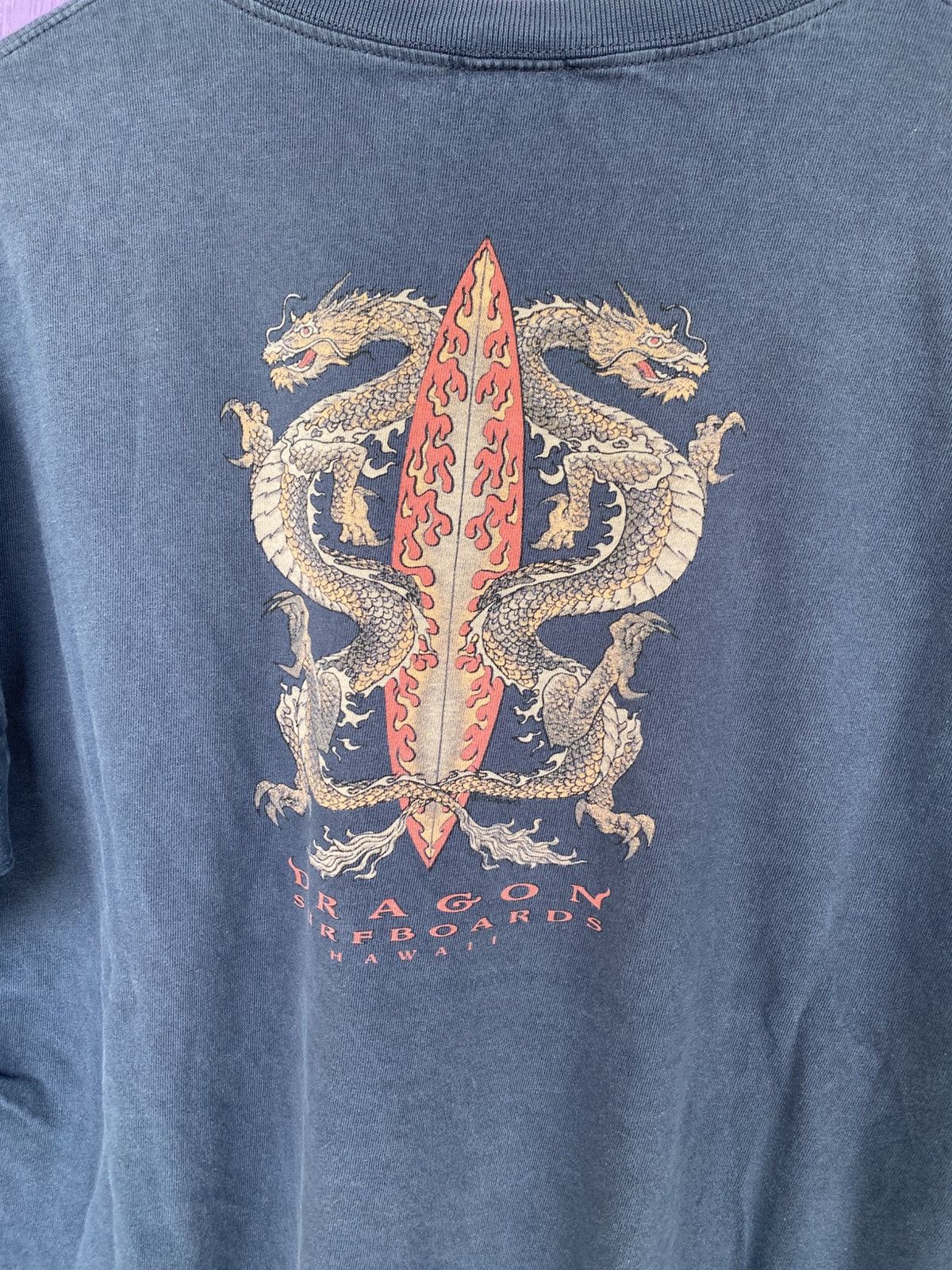 Other Vintage 90s Dragon surfboards faded t-shirt Size US L / EU 52-54 / 3 - 3 Thumbnail